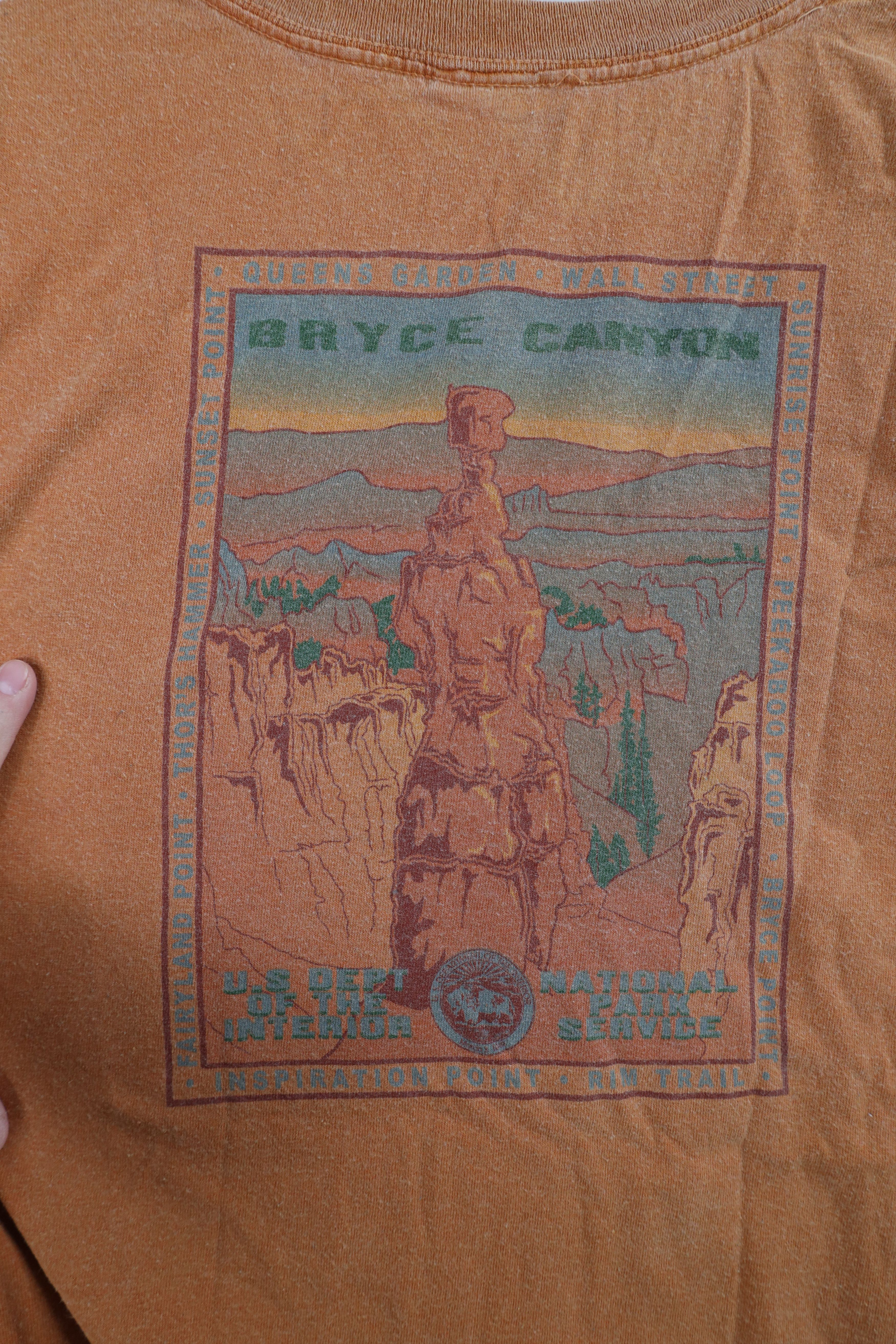Vintage Vintage 90s Streetwear Bryce Canyon National Park T-Shirt Size US XXL / EU 58 / 5 - 10 Thumbnail