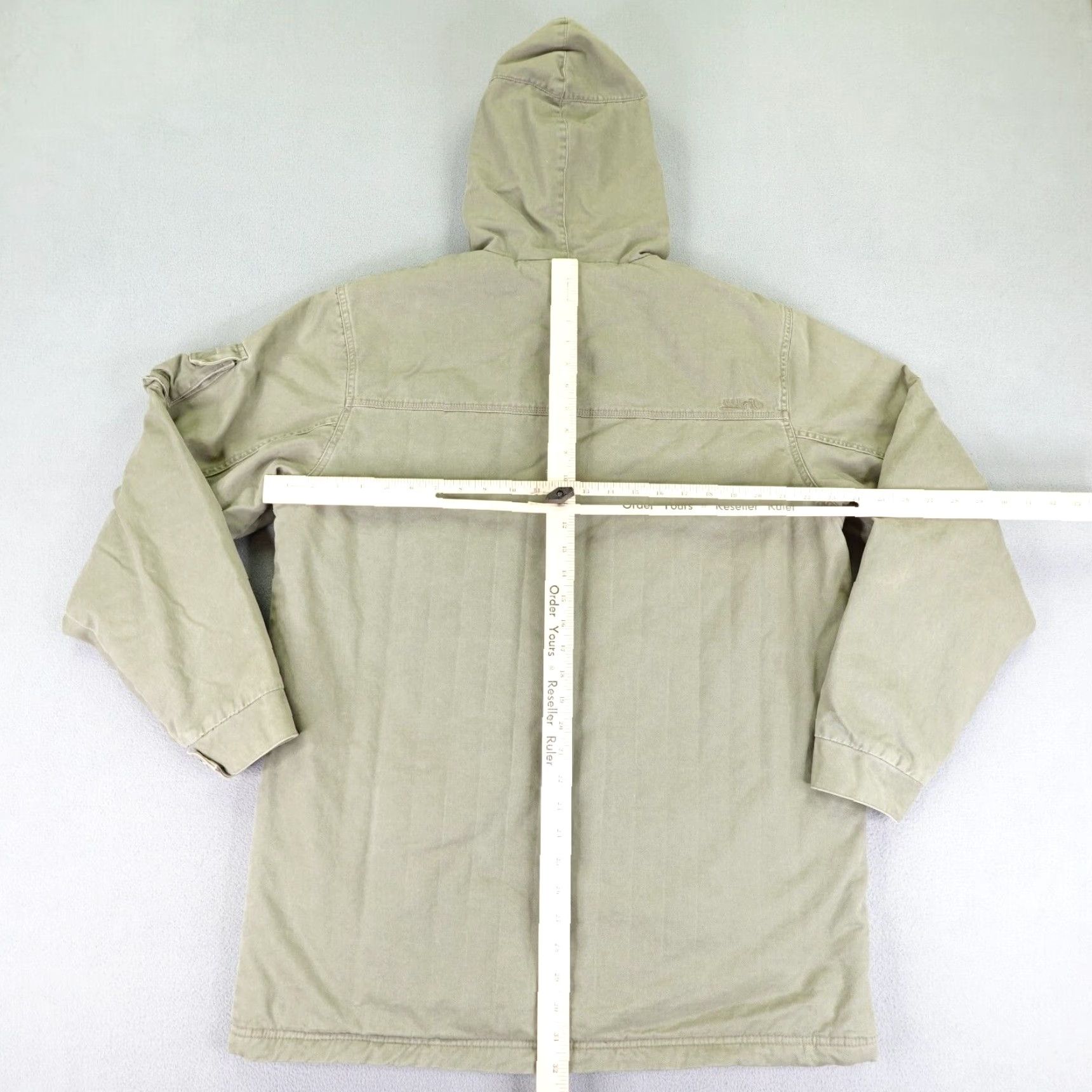Quiksilver VINTAGE Quiksilver Jacket Mens XL Khaki Tan Quilted Field Utility Coat Zip Button Up Size US XL / EU 56 / 4 - 5 Thumbnail