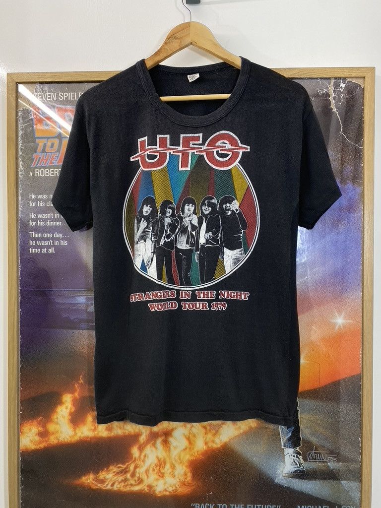 Band Tees × Vintage 1979 Vintage UFO Strangers In The Night World Tour Tee Size US L / EU 52-54 / 3 - 1 Thumbnail