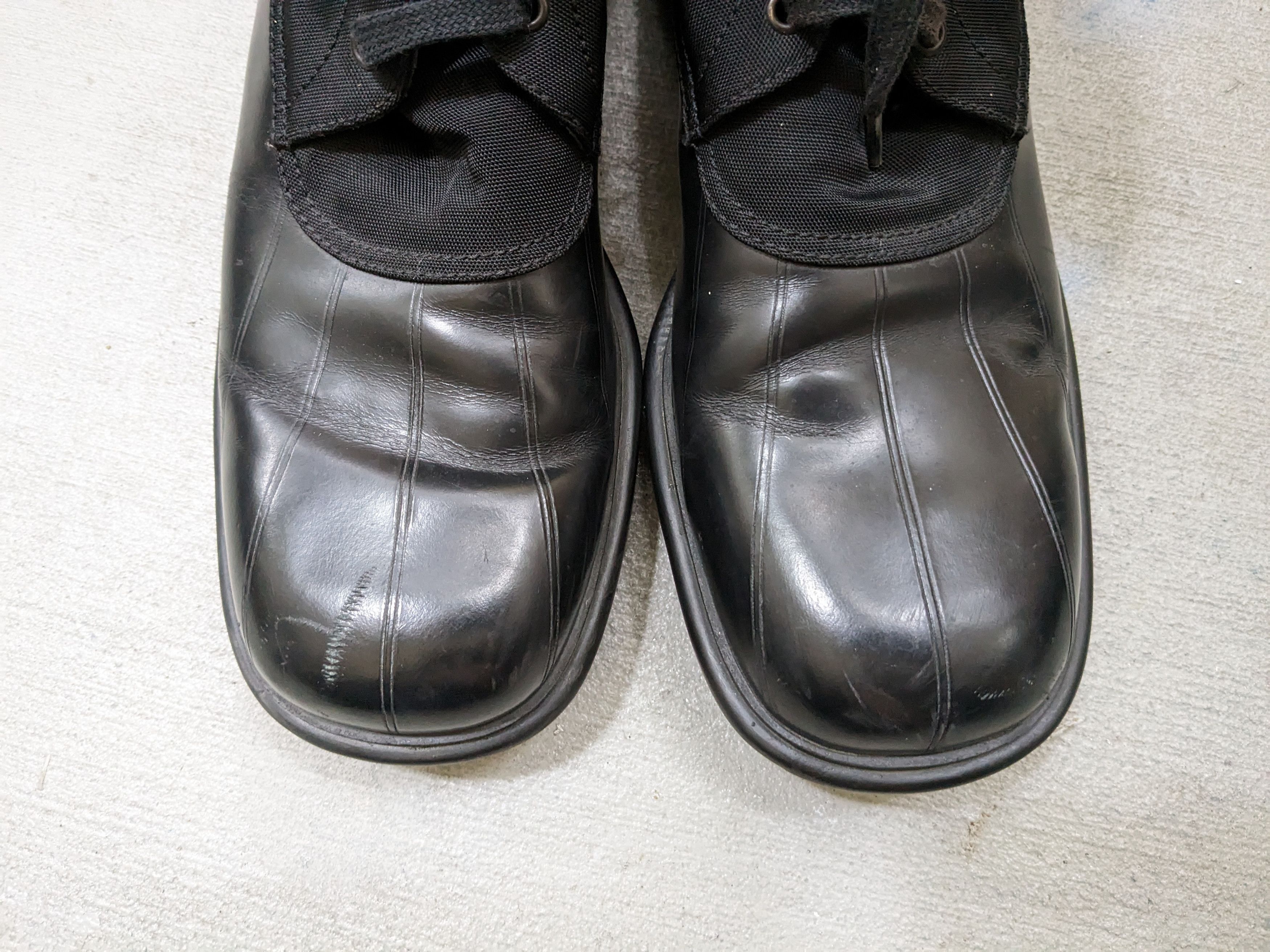 Gucci Gucci Combat Boots Size 10.5 Black Leather Buckle Duck Y2K Size US 10.5 / EU 43-44 - 4 Thumbnail