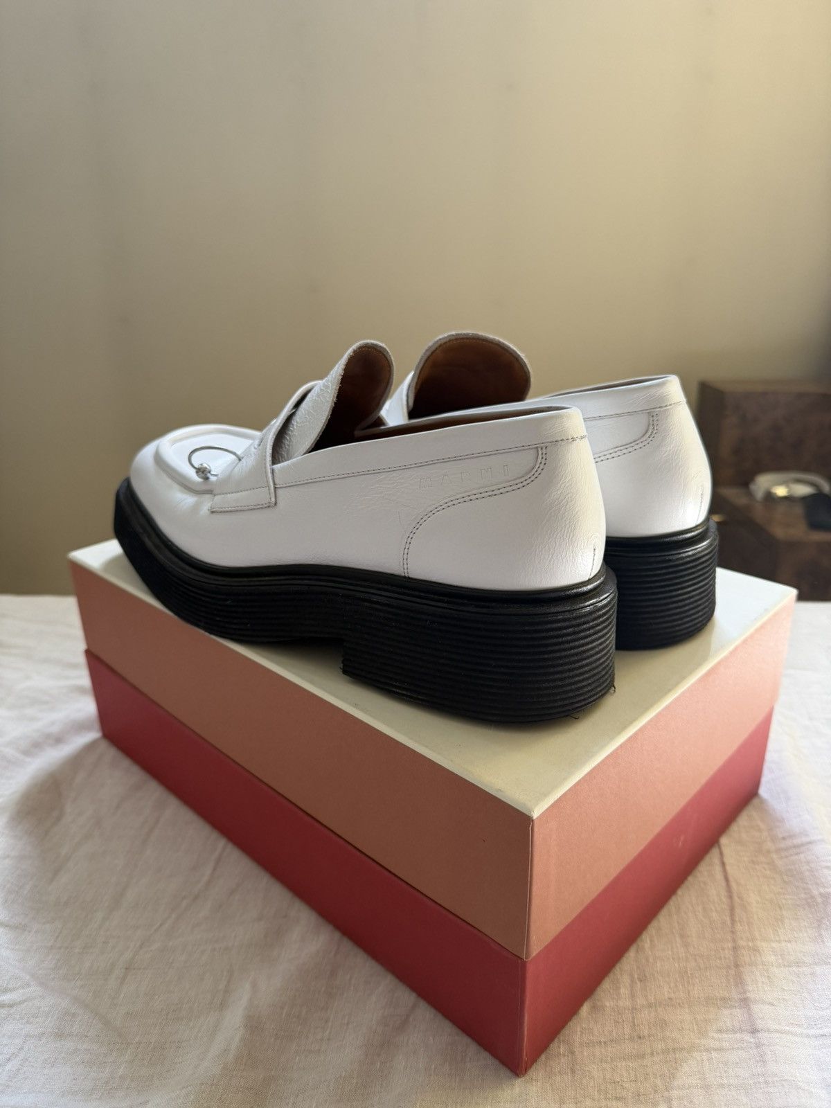 Marni Marni Square Toe Pierced Moccasin / Loafer Size US 11 / EU 44 - 3 Thumbnail