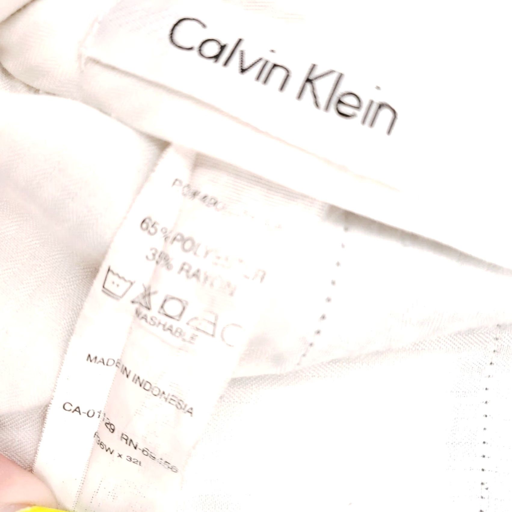 Calvin Klein Calvin Klein Dress Pants Mens 36X32 Gray Mid Rise Straight Leg Flat Front Dress Pants Mens Gray 36X32 Flat Front Straight Leg Calvin Klein Pants Mens Size US 36 / EU 52 - 3 Thumbnail