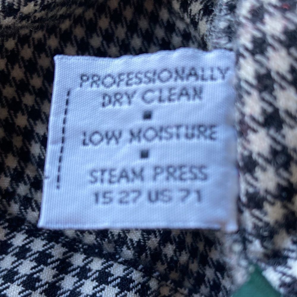 Ralph Lauren Vintage Houndstooth Check Ralph Lauren Womens Wool Shirt Size L Size L / US 10 / IT 46 - 11 Thumbnail