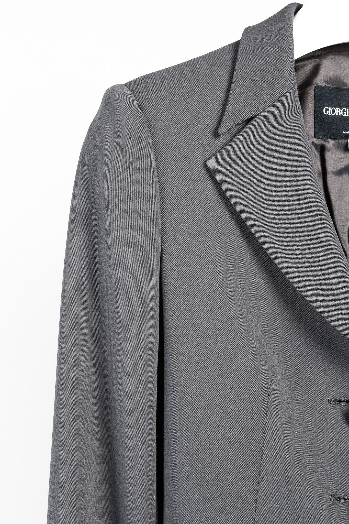 Giorgio Armani Giorgio Armani Wool Blazer With Raised Leather Buttons Size XS / US 0-2 / IT 36-38 - 5 Thumbnail