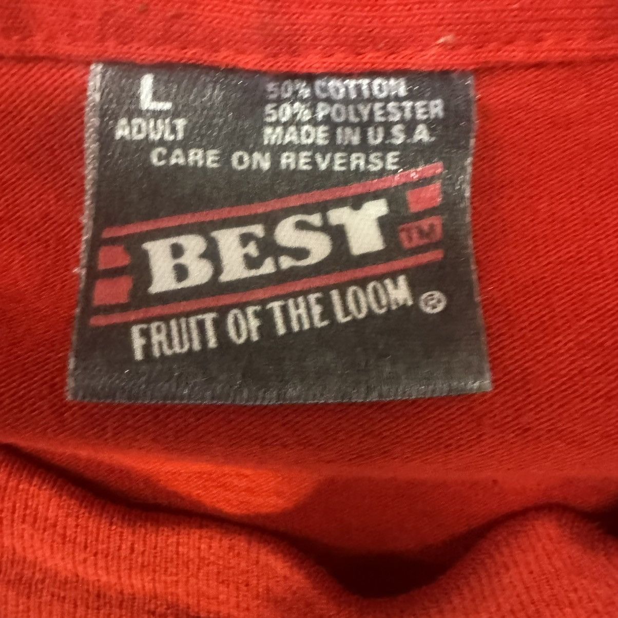 Fruit Of The Loom vintage 90s stanford tee Size US L / EU 52-54 / 3 - 3 Thumbnail