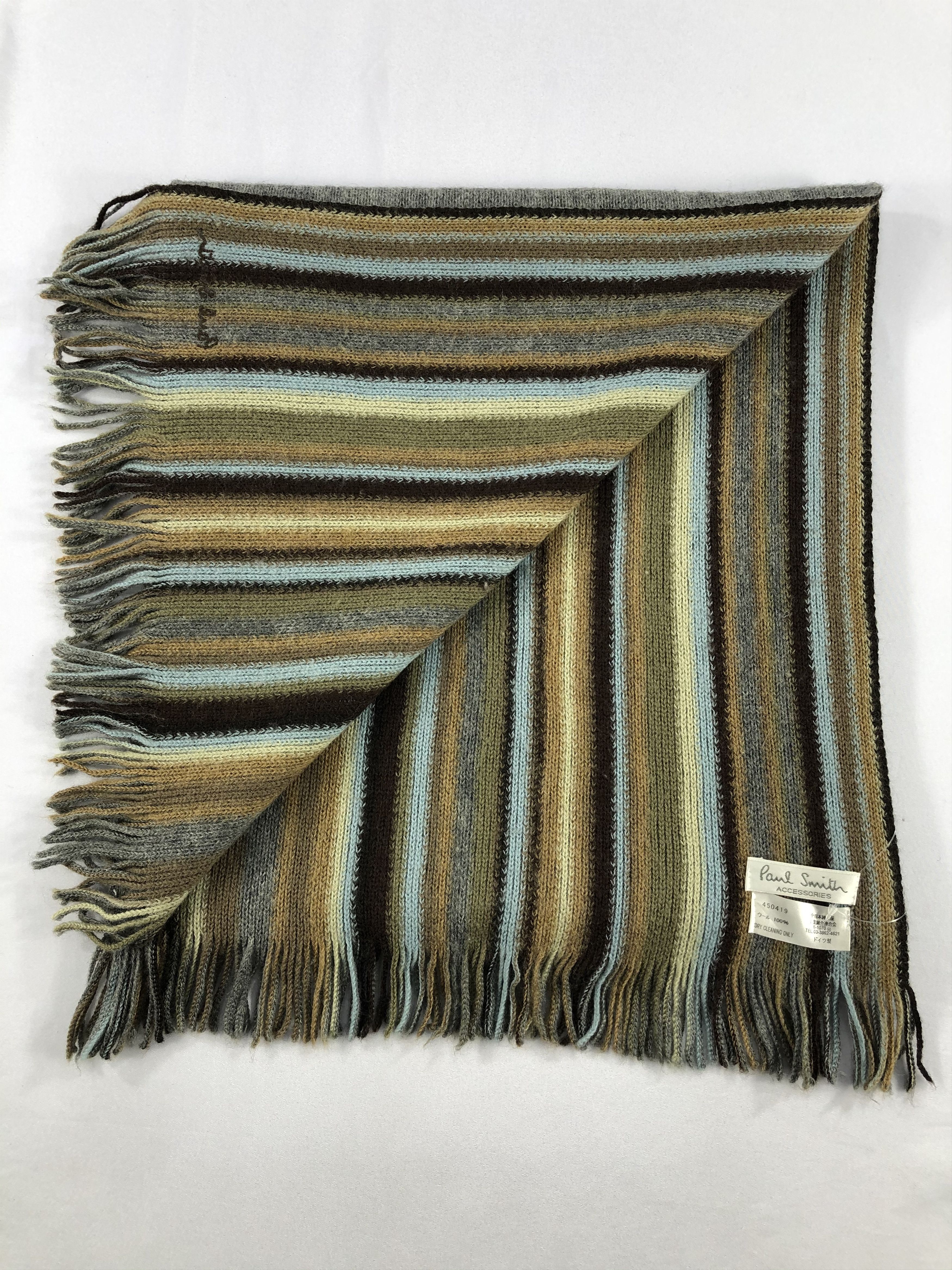 Paul Smith Vintage Paul Smith Scarf/Muffler/Neckwear MF1766 Size ONE SIZE - 5 Thumbnail