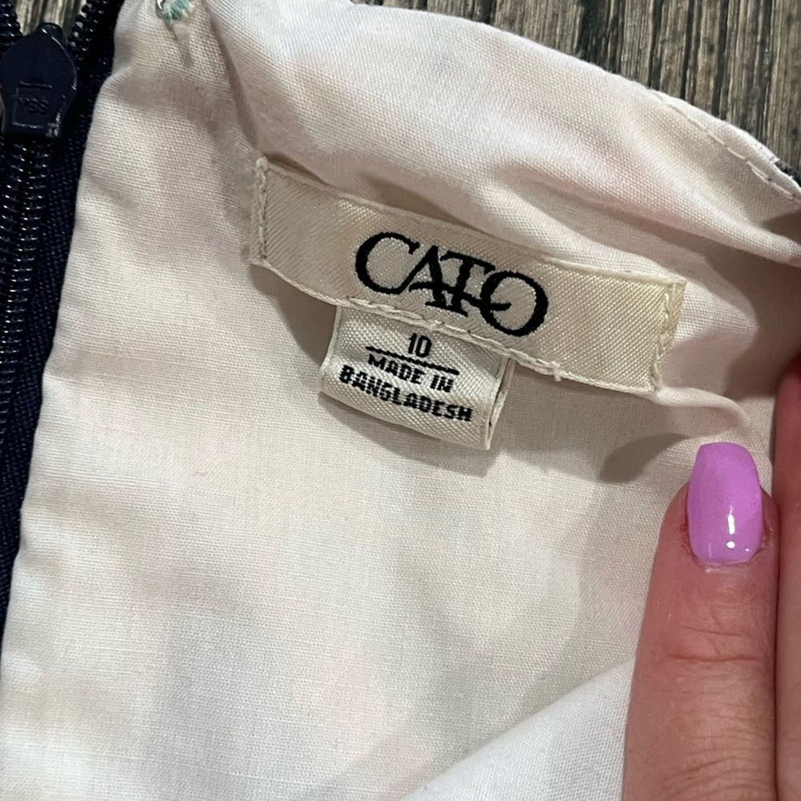 Vintage Cato Tropical Floral Cream Orange Sheath Dress Size 10 Size L / US 10 / IT 46 - 4 Thumbnail