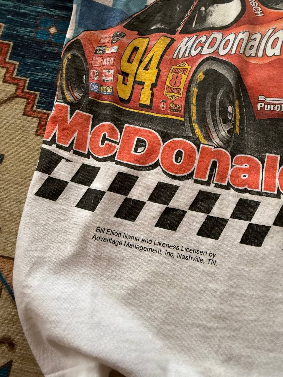 NASCAR VERY RARE 1998 Nascar Bill Elliott X McDonald's Shirt Size US L / EU 52-54 / 3 - 10 Thumbnail