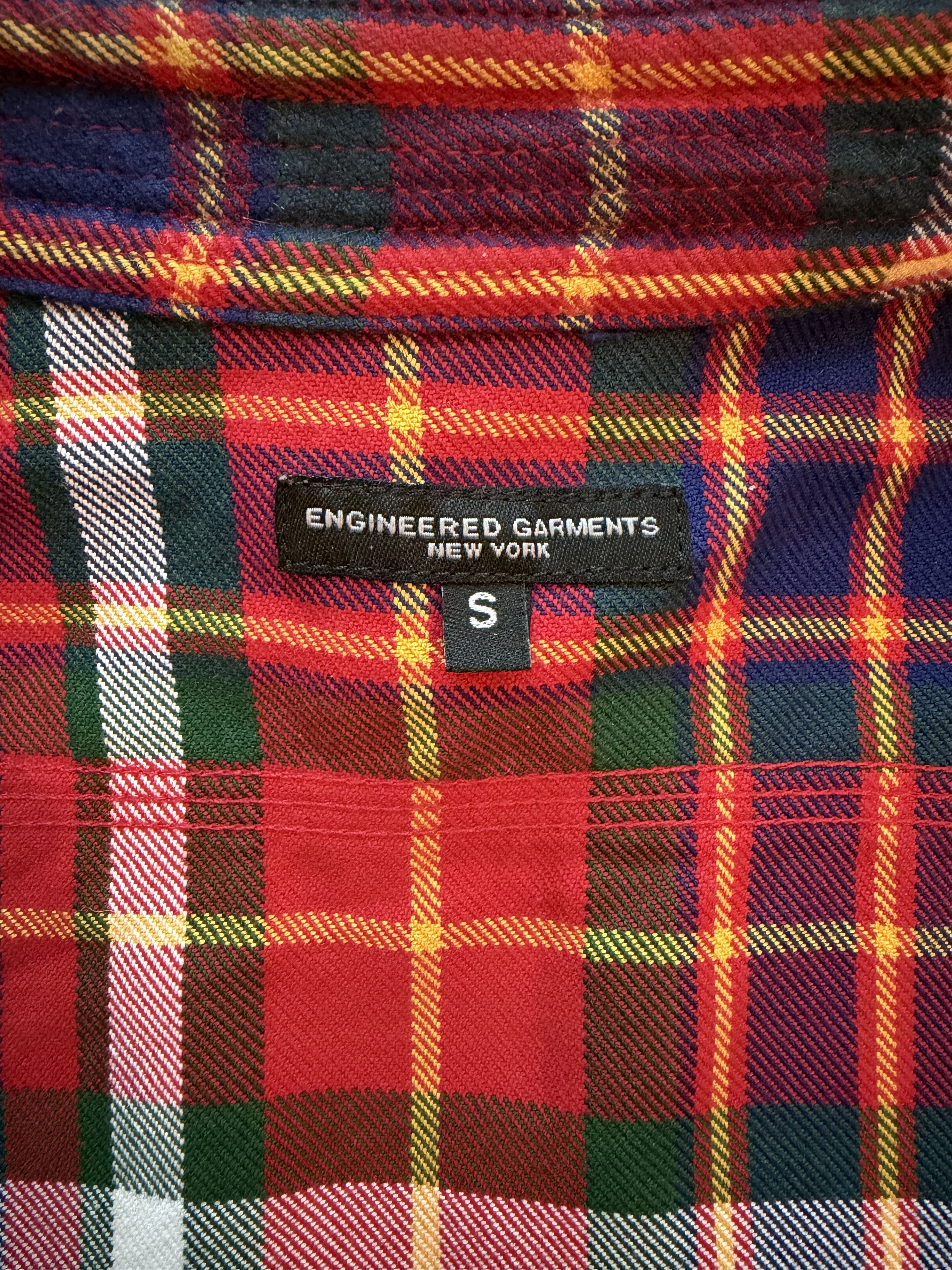 Engineered Garments Engineered Garments Plaid Work Flannel Button Down Shirt S Size US S / EU 44-46 / 1 - 3 Thumbnail