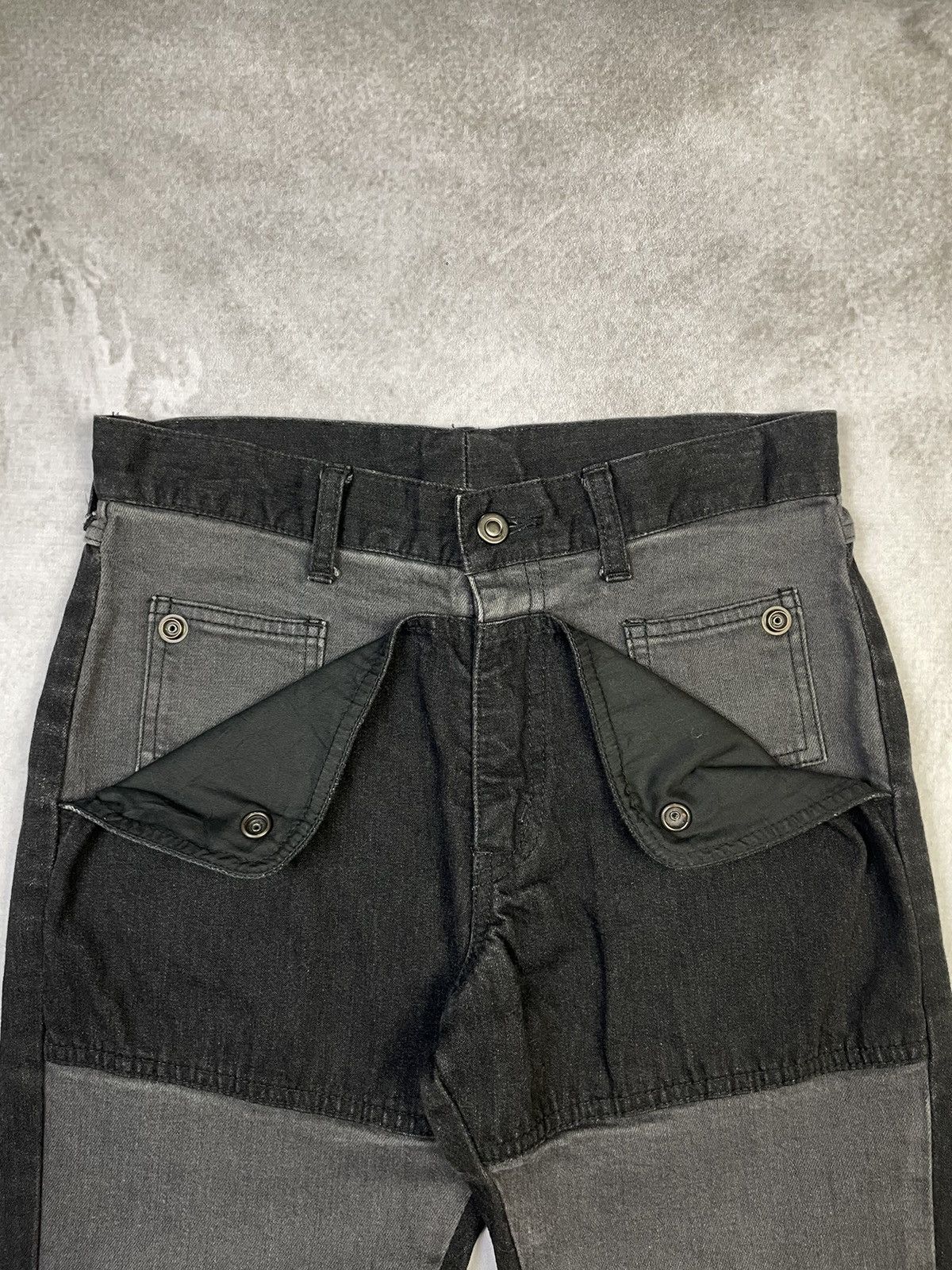 N.Hoolywood SS13 N.Hollywood Panelled Multi Washed Denim Size US 28 / EU 44 - 5 Thumbnail
