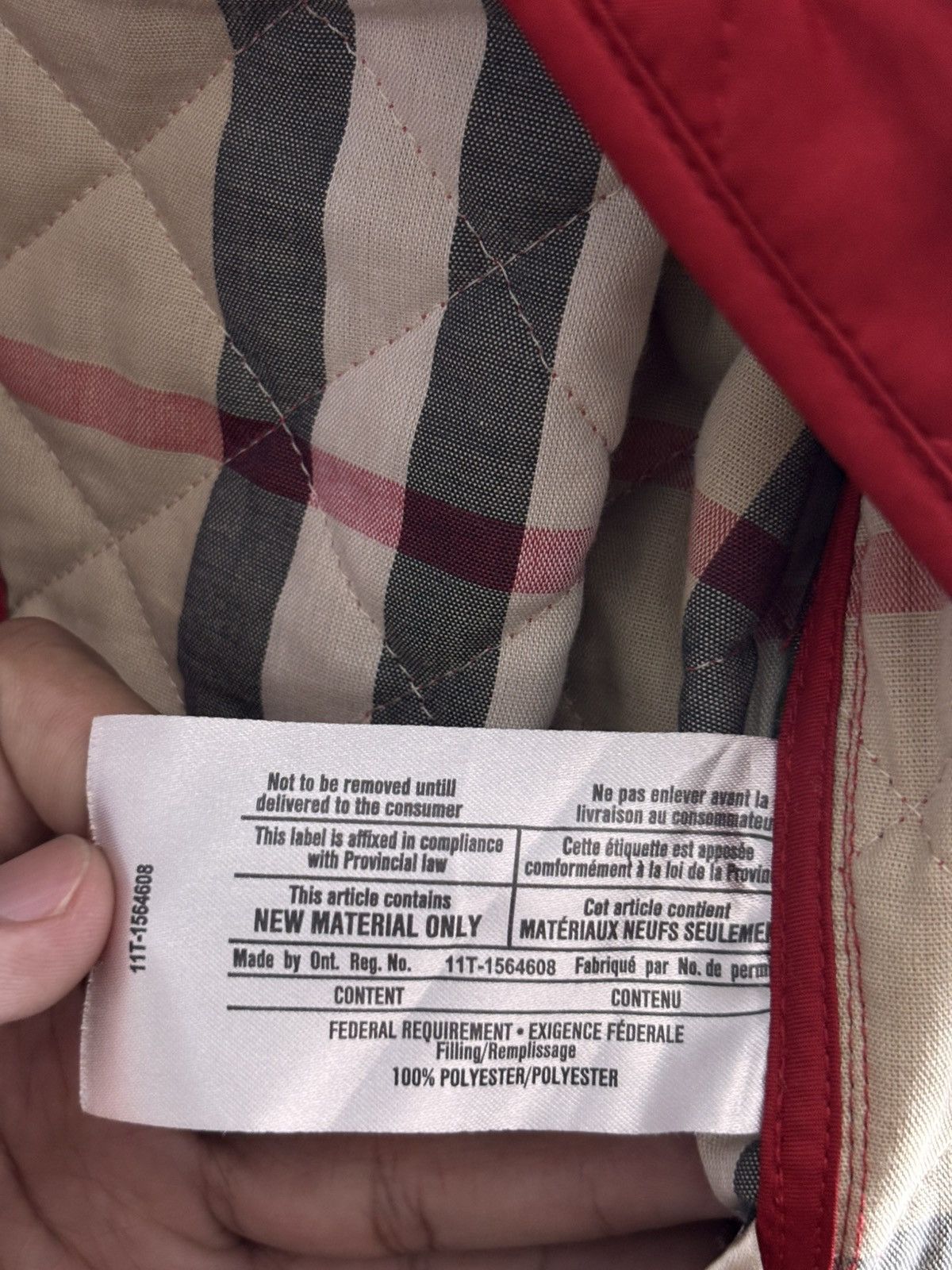 Burberry Burberry Quilted Jacket Size S / US 4 / IT 40 - 4 Thumbnail