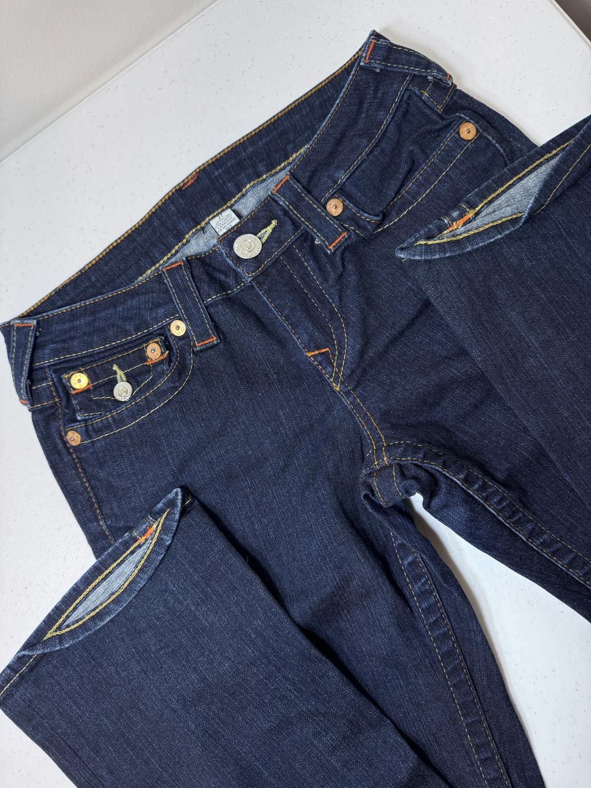 True Religion True Religion Women's Bootcut Jeans - Dark Wash size 27 Size 27" / US 4 / IT 40 - 1 Thumbnail