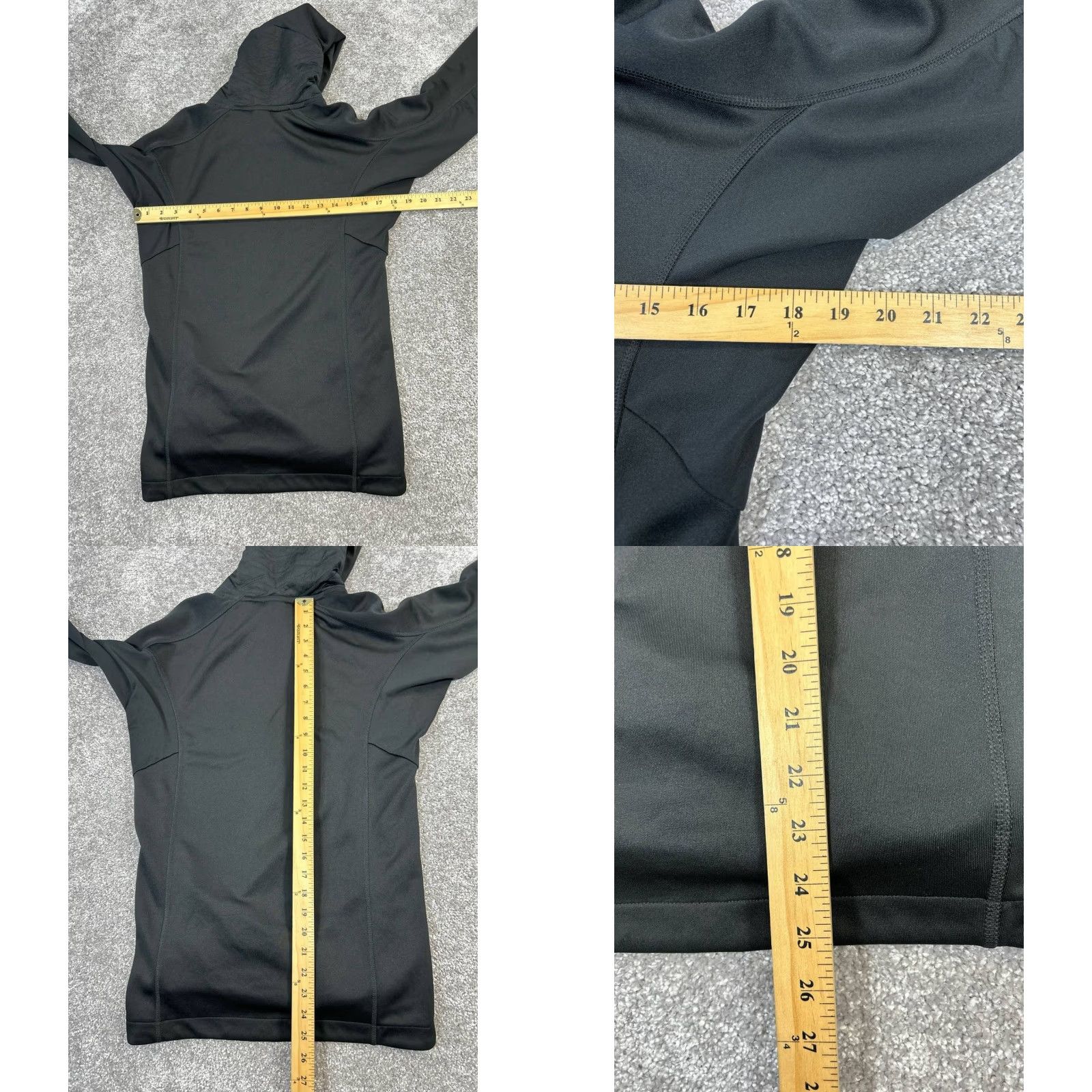 Adidas ADIDAS Hoodie Womens Small Black Pullover Mock Neck Activewear Running Pullover Logo Size S / US 4 / IT 40 - 8 Thumbnail