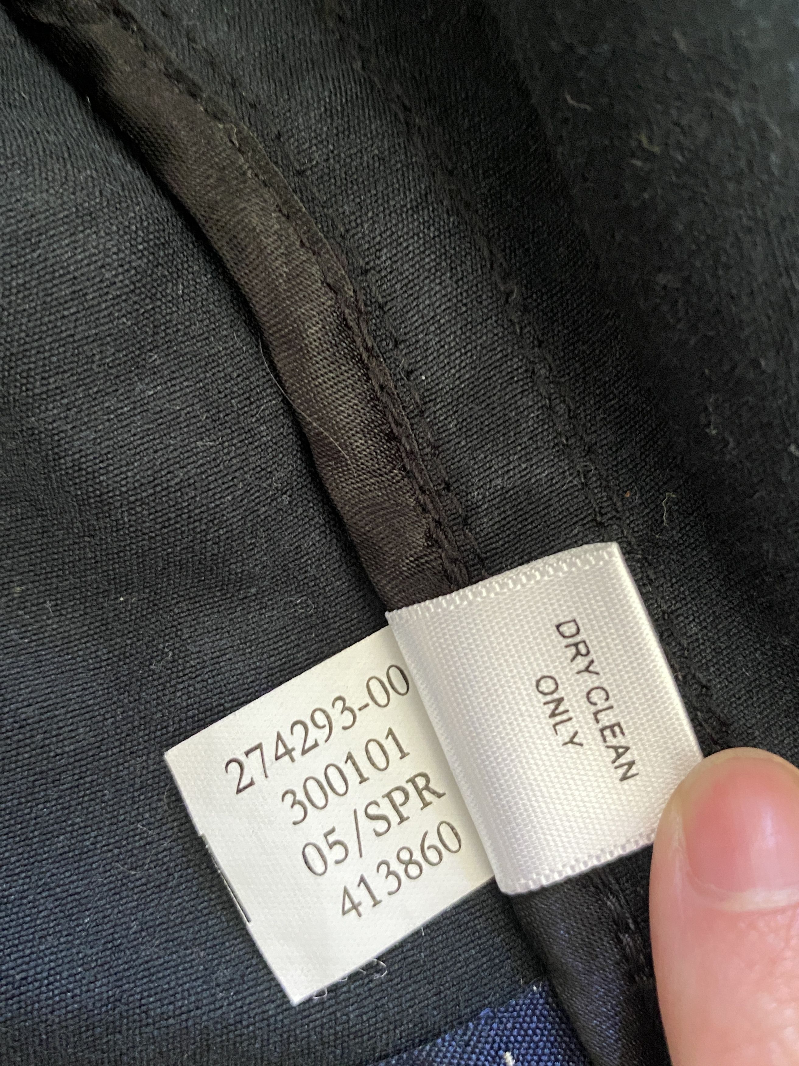 Banana Republic Banana Republic Black/Dark Navy Cotton Trench Coat – Size XS Size XS / US 0-2 / IT 36-38 - 7 Thumbnail