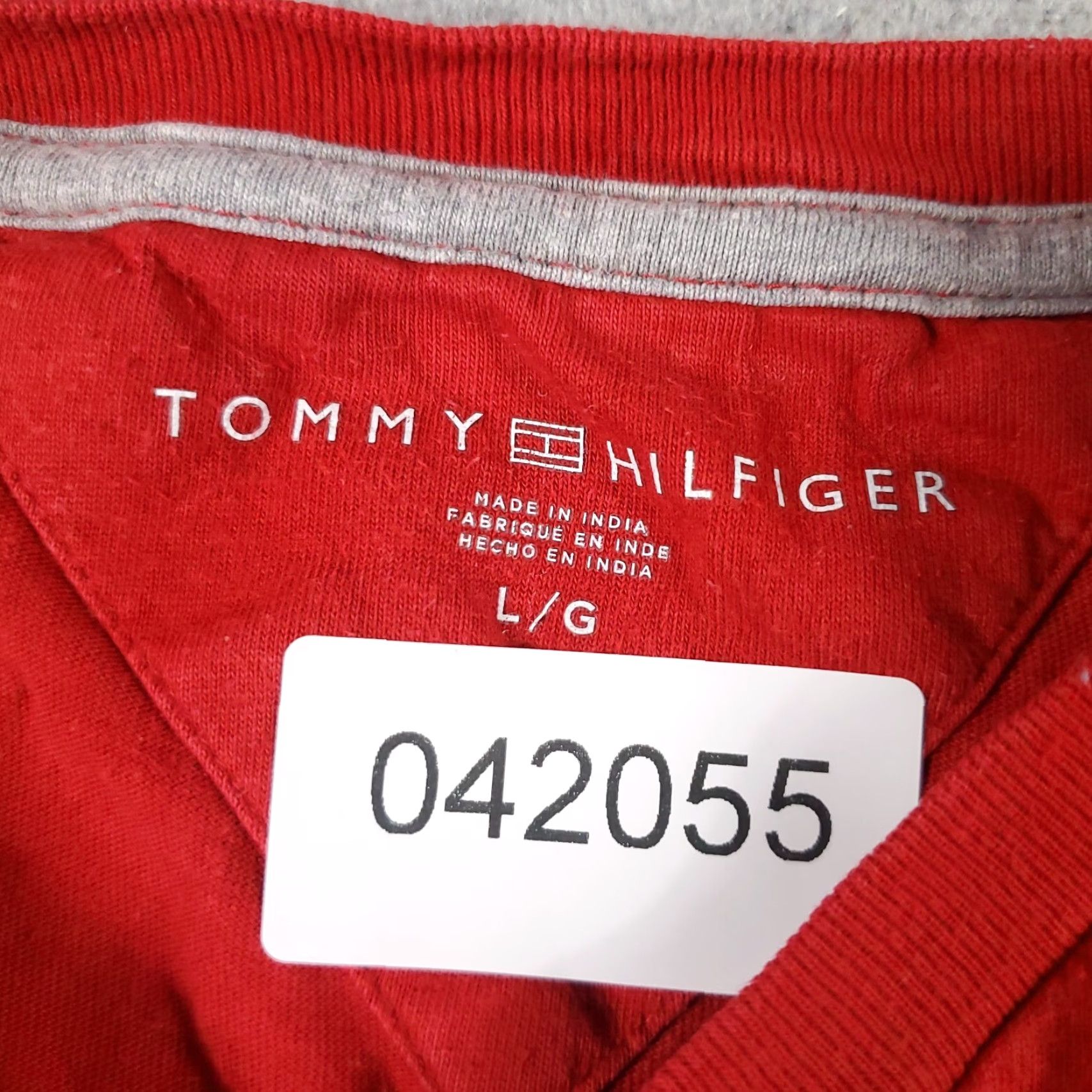 Tommy Hilfiger Tommy Hilfiger T Shirt Mens Size Large Red Short Sleeve Crew Neck Cotton Logo Solid Casual Clothing Mens L Red Size US L / EU 52-54 / 3 - 6 Thumbnail