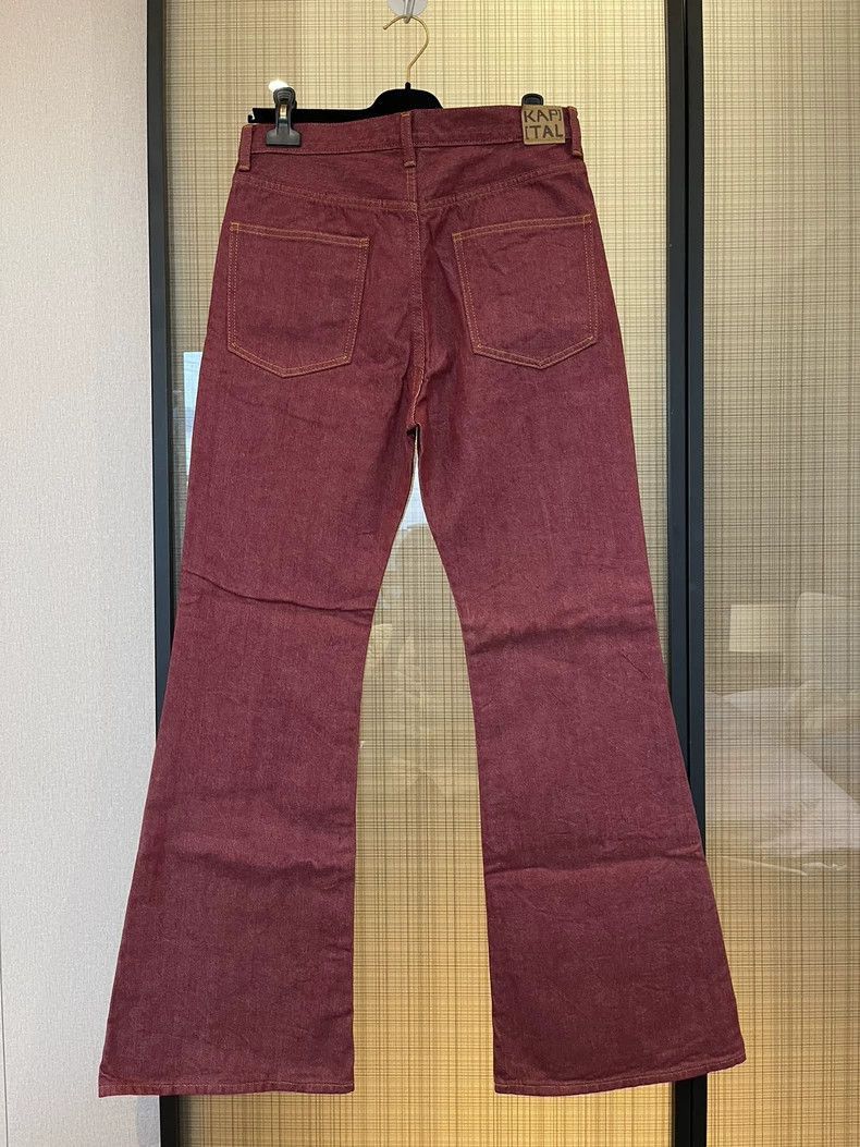 Kapital New Kapital Bell-Bottom Denim Pants for Men-2506 Size US 34 / EU 50 - 2 Thumbnail