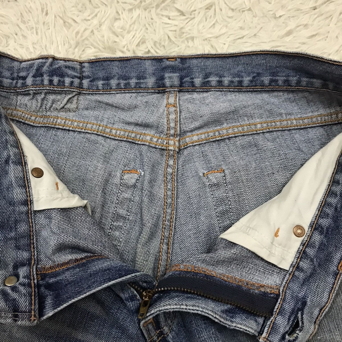 Levi's Vintage Clothing × Vintage Vintage Levis Lot 552 Straight Cut Distressed Jeans Size US 30 / EU 46 - 17 Thumbnail