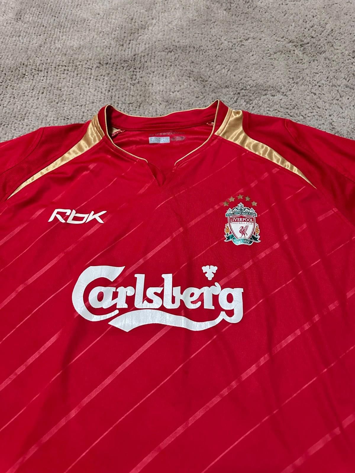 Reebok Reebok Liverpool 2005/2006 Home Football Shirt Soccer Jersey Size ONE SIZE - 4 Thumbnail
