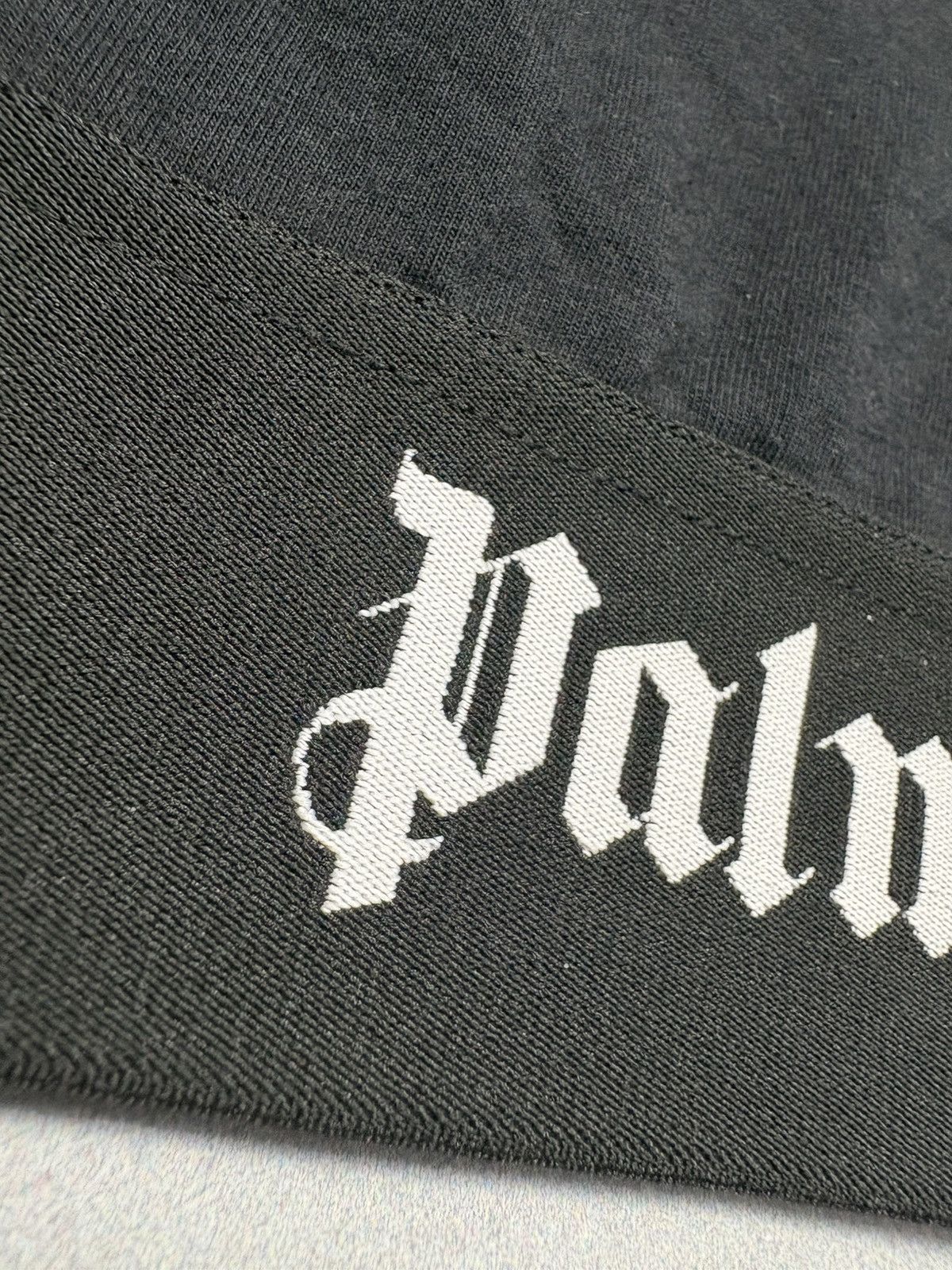 Palm Angels Palm Angels Elastic Logo Crop Top Black Athletic Sport Gym S Size S / US 4 / IT 40 - 4 Thumbnail