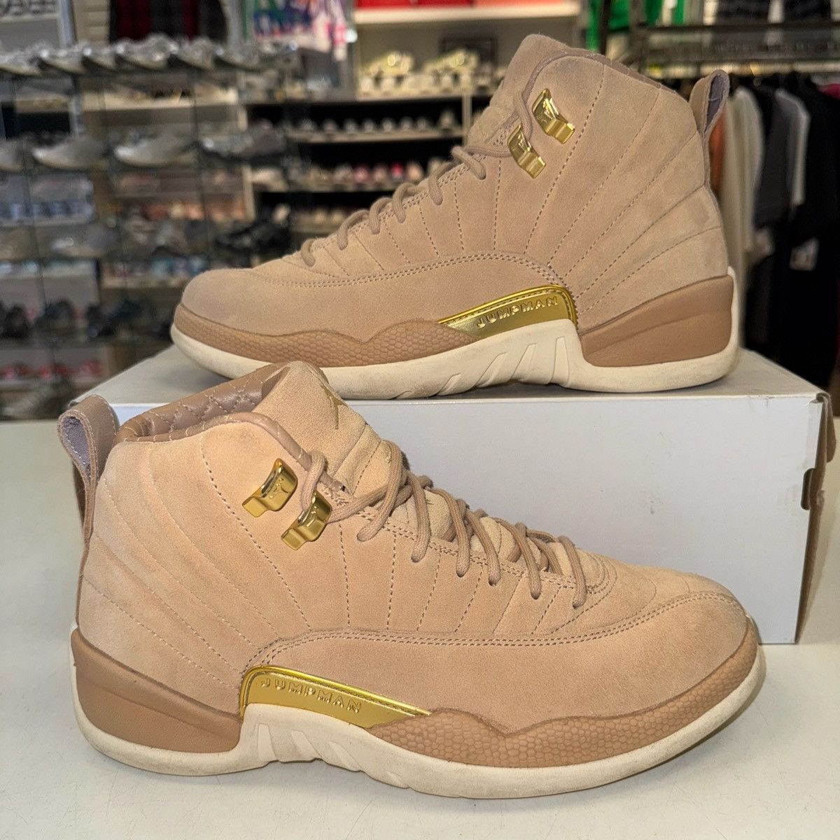 Size 9W (7.5M) - Air Jordan 12 Retro Vachetta Tan W