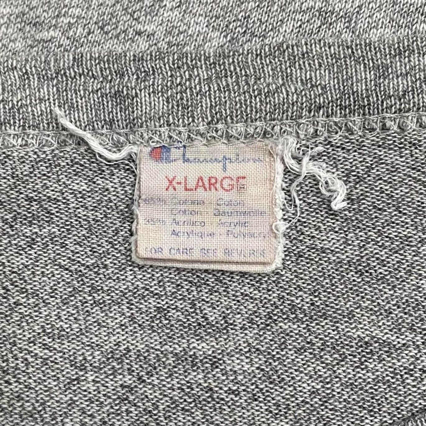 Champion VINTAGE Champion Graphic Big Logo Spellout Short Sleeve T-Shirt M Grey 90s Mens Shirt Size US M / EU 48-50 / 2 - 4 Thumbnail