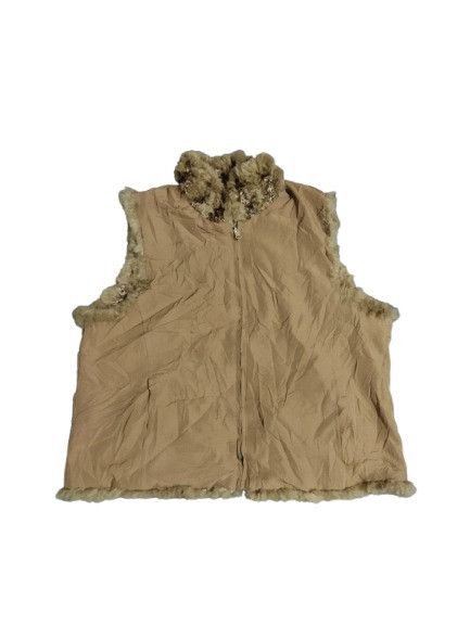 Japanese Brand Kitagawa Fur Reversible Vest Size L / US 10 / IT 46 - 3 Thumbnail