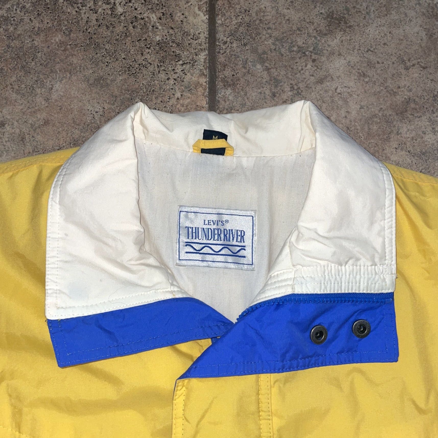 Levi's VINTAGE Levi's Thunder River Yellow Jacket Mens M Nylon Windbreaker Jacket Size US M / EU 48-50 / 2 - 2 Thumbnail