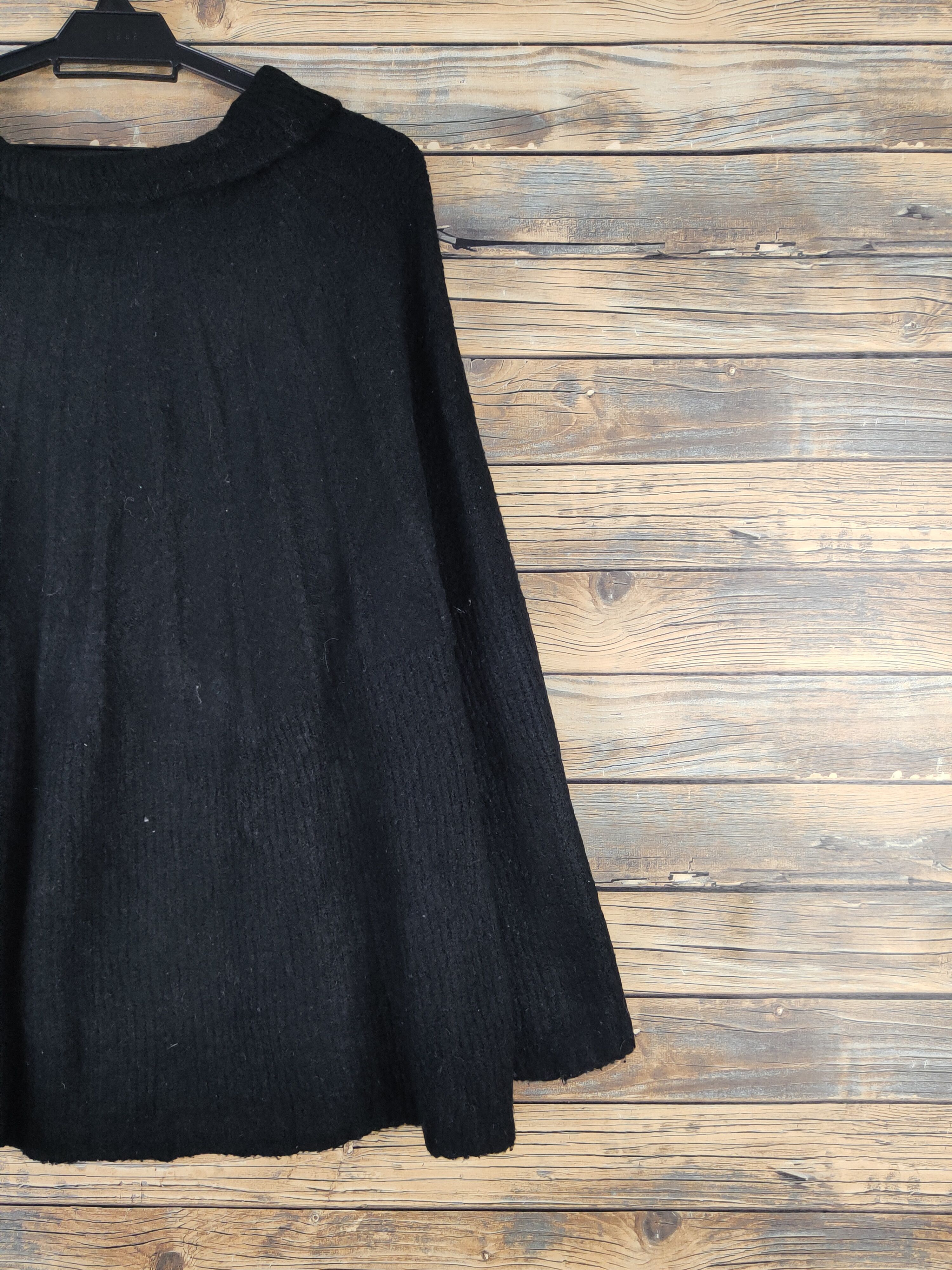 Japanese Brand Ranan Black Knitwear Blouses #W1332 Size XL / US 12-14 / IT 48-50 - 9 Thumbnail