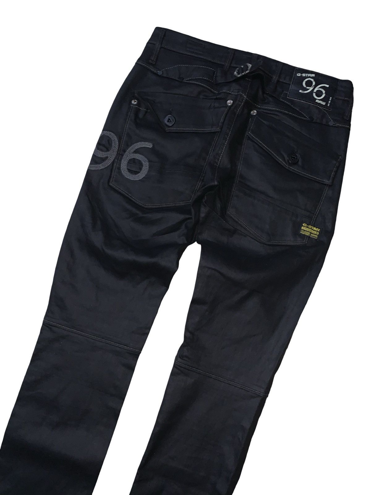 G-Star G star Raw Waxed Buckle Back Denim Size 30" / US 8 / IT 44 - 3 Thumbnail