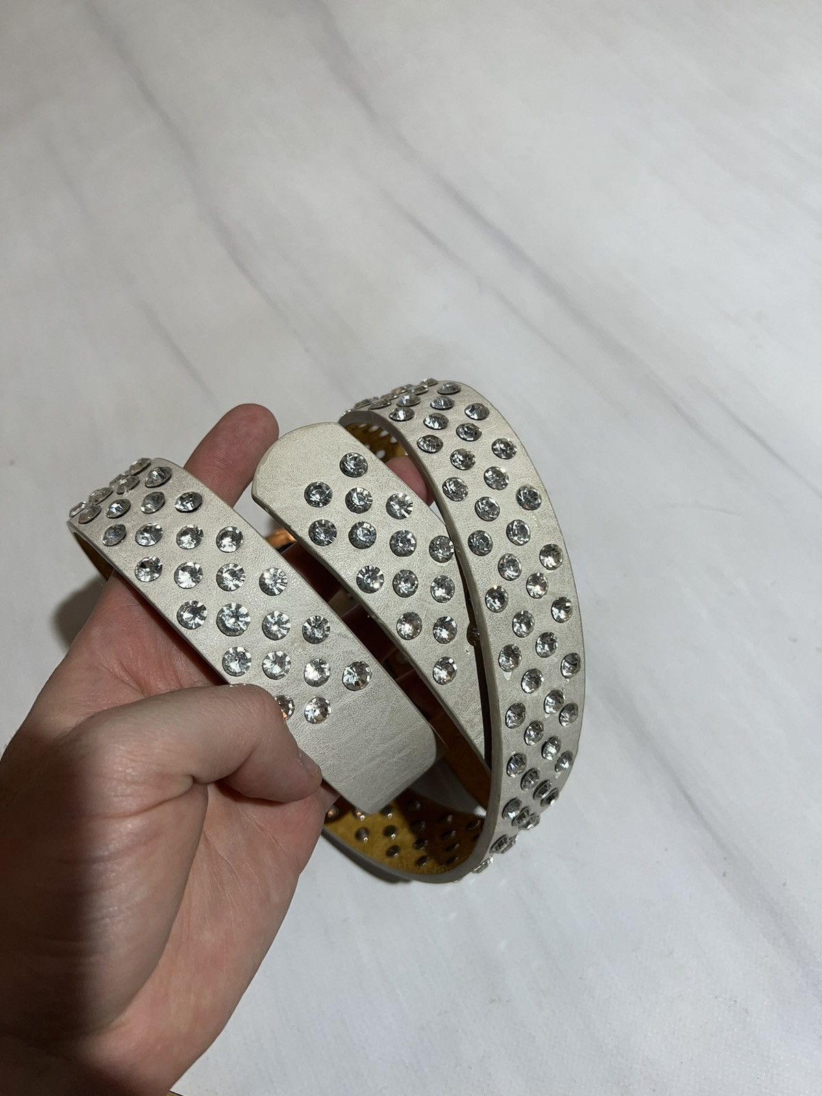 Hysteric Glamour × If Six Was Nine × Vintage Y2K Vintage Leather Belt BB Simon Style Size ONE SIZE - 4 Thumbnail