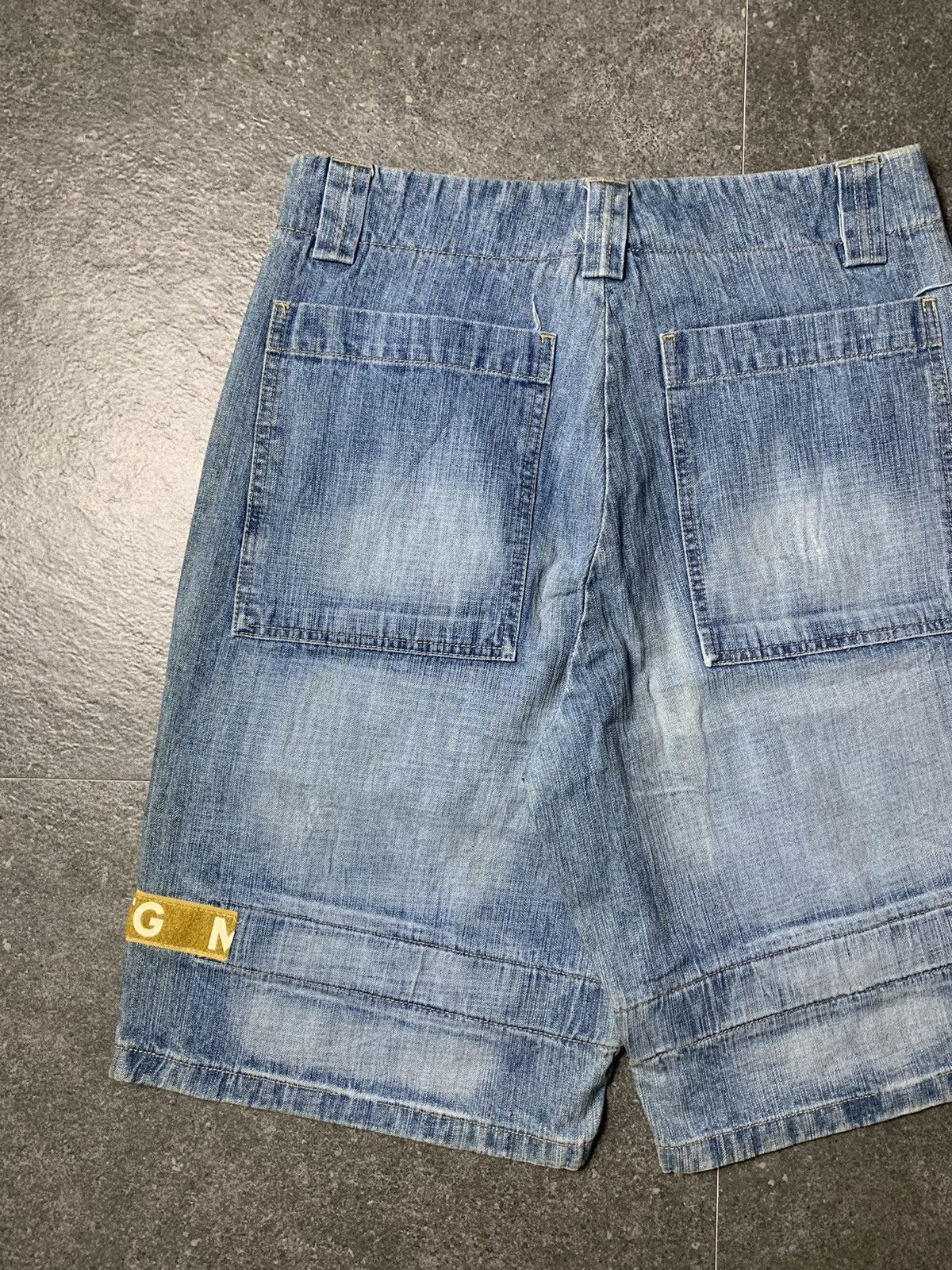 Marithe + Francois Girbaud 2000s Marithe Francois Girbaud Shuttle Tape Jorts - SAMPLE Size US 29 - 9 Thumbnail
