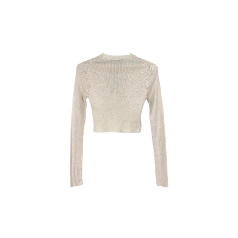 Prada Prada Apricot classic logo mulberry silk elastic knitwear 2 Size US XXS / EU 40 - 2 Thumbnail