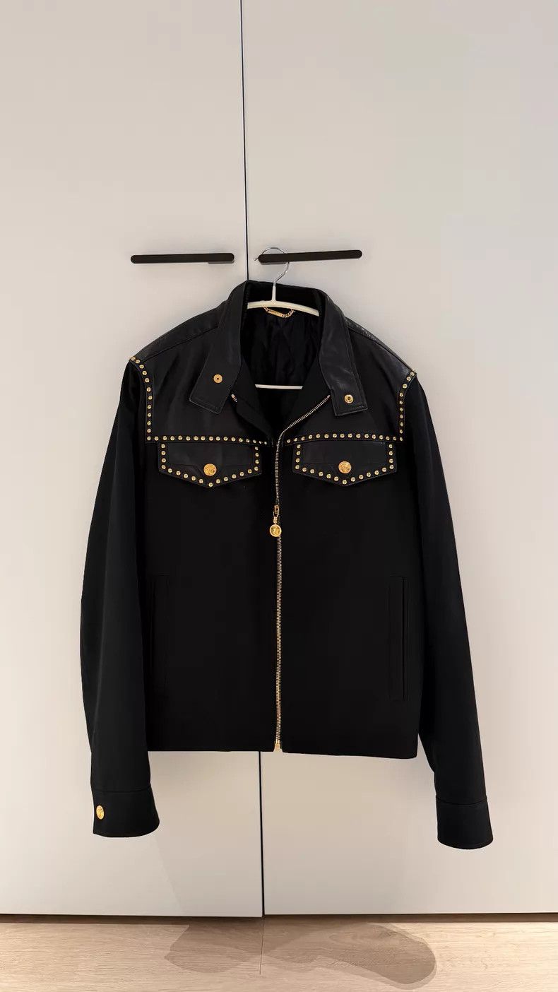 Versace Versace Men's leather jacket Size US S / EU 44-46 / 1 - 2 Thumbnail