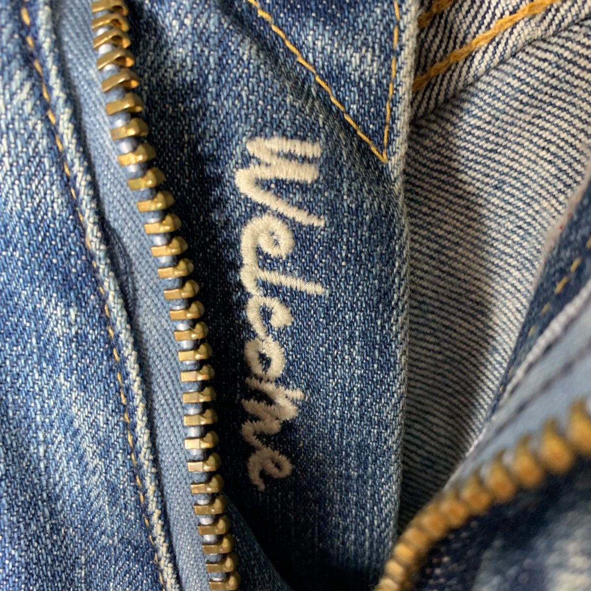 Japanese Brand × Vanquish VANQUISH Distressed patchwork blue jeans Size 32" / US 10 / IT 46 - 14 Thumbnail