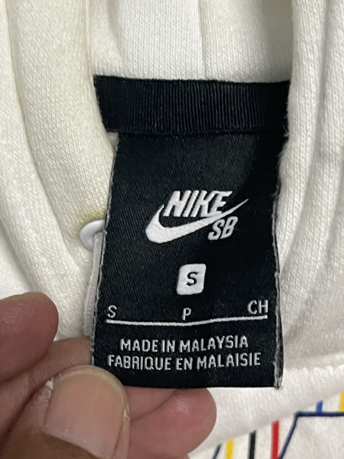 Nike Nike SB hoodie white Size US S / EU 44-46 / 1 - 2 Thumbnail
