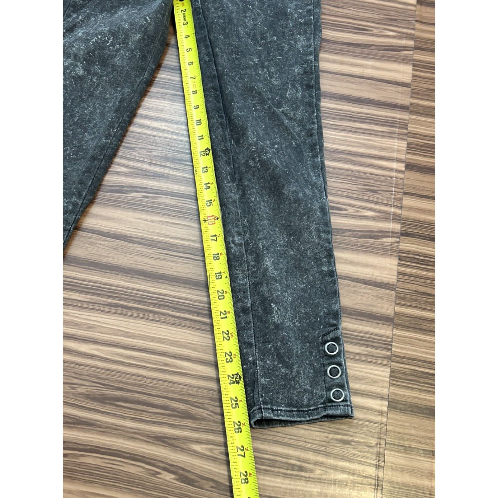 Levi's Levi's 535 Jeans Skinny Black Charcoal Wash Regular Rise 27 Women Denim Cotton Blend 5-Pocket Size 27" / US 4 / IT 40 - 3 Thumbnail