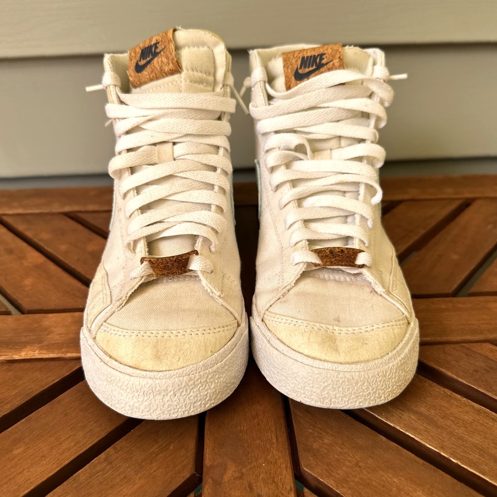 Nike Nike Blazer Mid 77 Shoes Womens Size 6.5 Indigo Cork Floral DC9265-100 Size M / US 6-8 / IT 42-44 - 6 Thumbnail