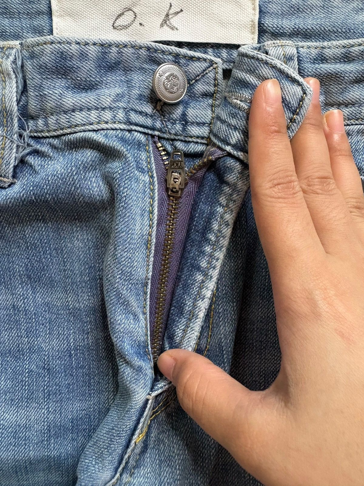 Japanese Brand Vintage Japanese Brand Faded Wash Loose Jeans Size US 30 / EU 46 - 3 Thumbnail