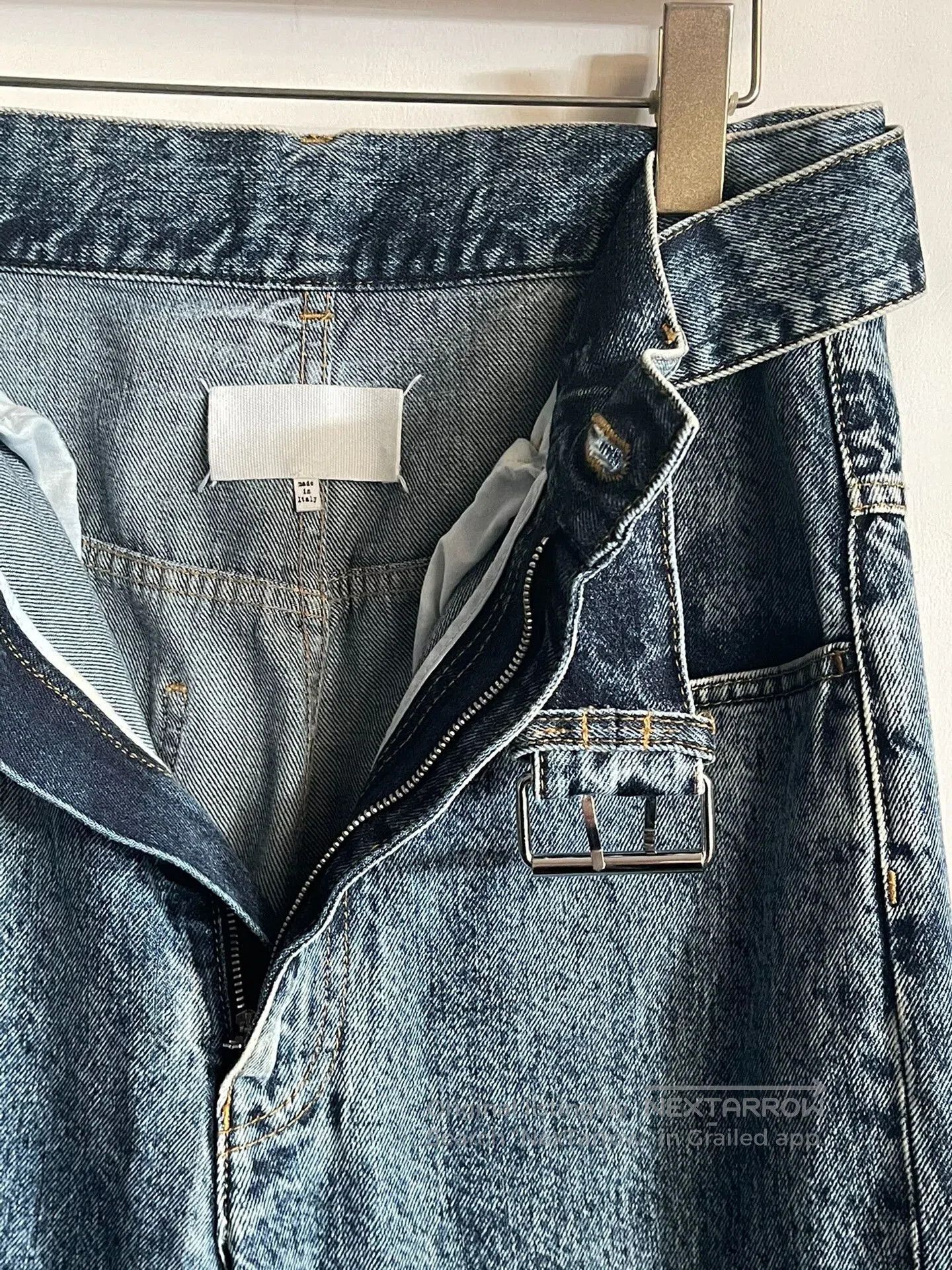 Maison Margiela Maison Margiela Indigo Waistbelt Denim Pants. Size US 40 / EU 56 - 5 Thumbnail