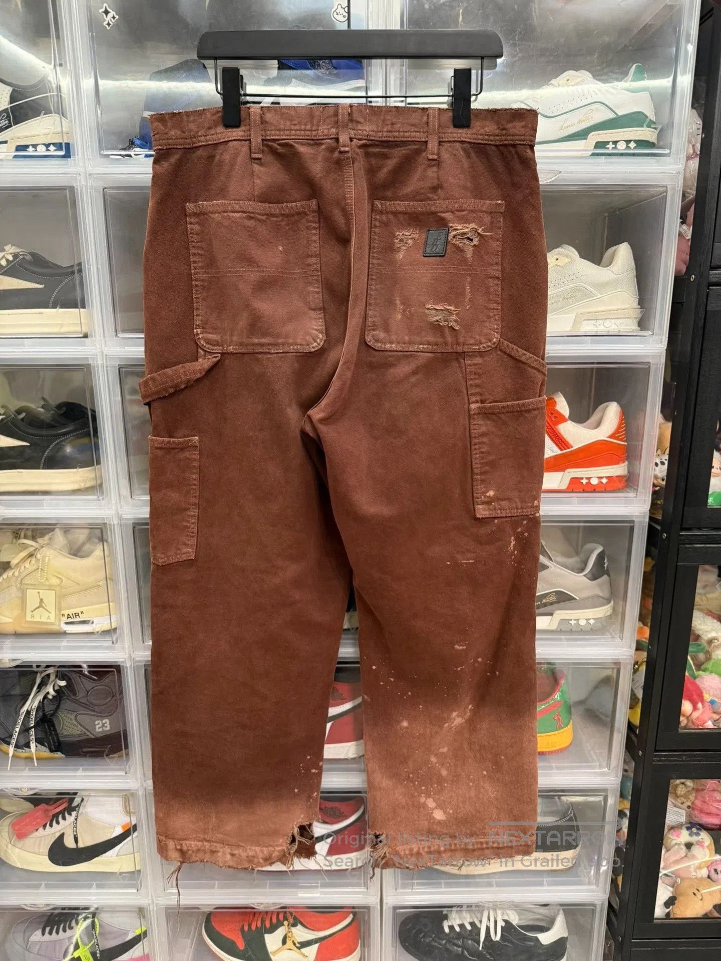 Enfants Riches Deprimes ERD 23FW Distressed Safety Pin Cargo Pants. Size US 34 / EU 50 - 3 Thumbnail