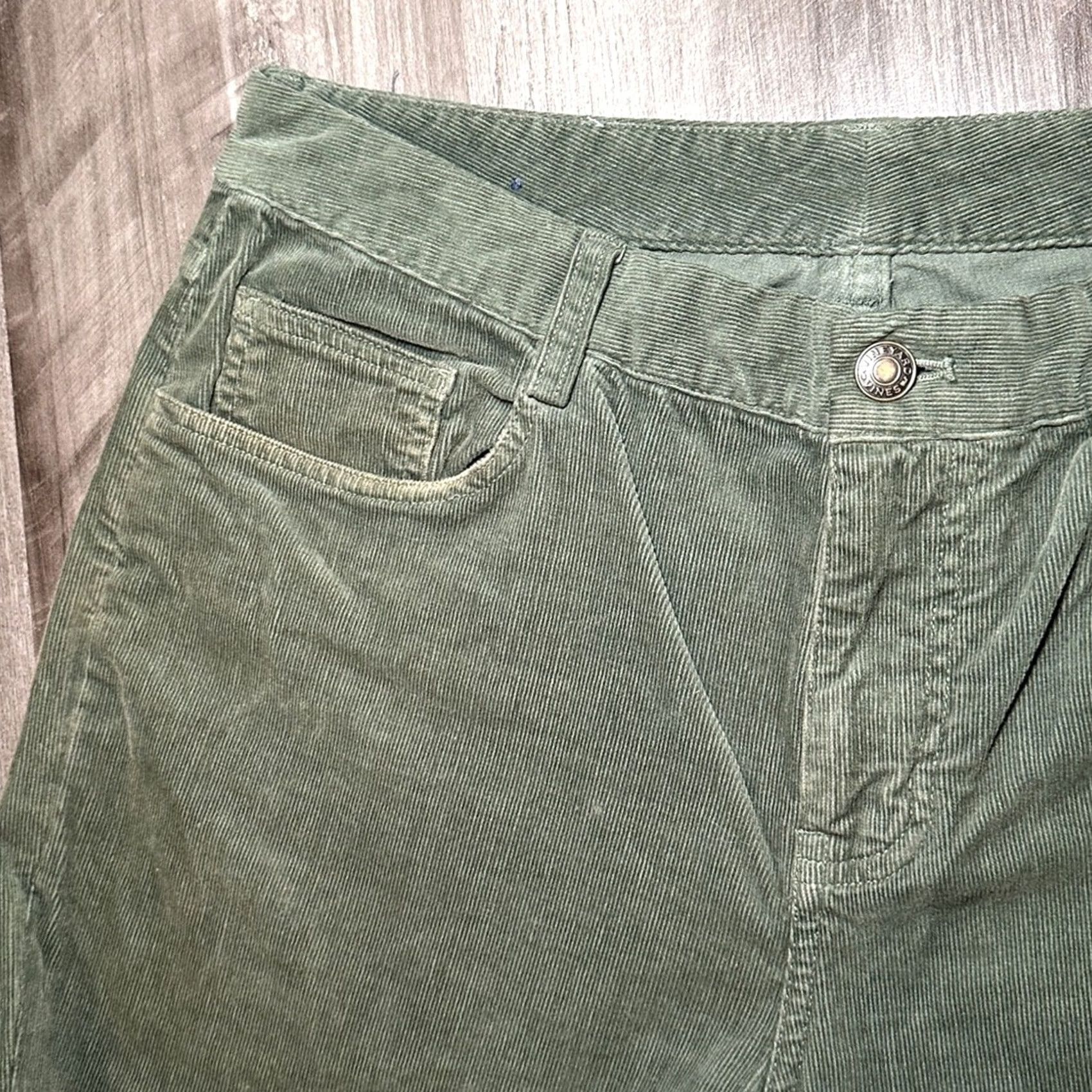 Vineyard Vines Vineyard Vines Corduroy 5 Pocket Straight Leg Pants Men 33 Regular Olive Green 33x32 Chino Mens Size US 33 - 6 Thumbnail