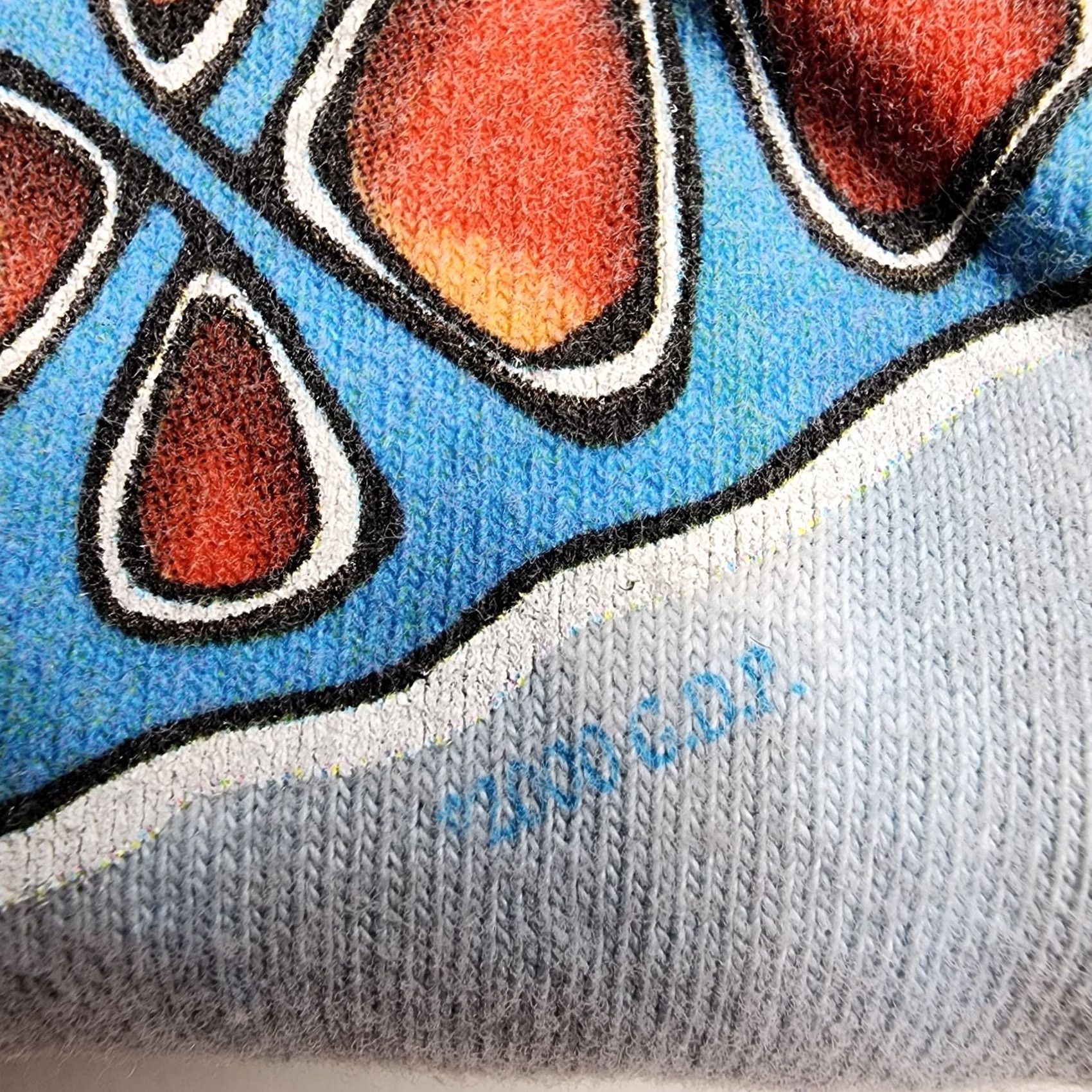 Liquid Blue Liquid Blue Grateful Dead Fractal Stealie Blue Tie-Dye Shirt L 2000 Mens Size US L / EU 52-54 / 3 - 7 Thumbnail