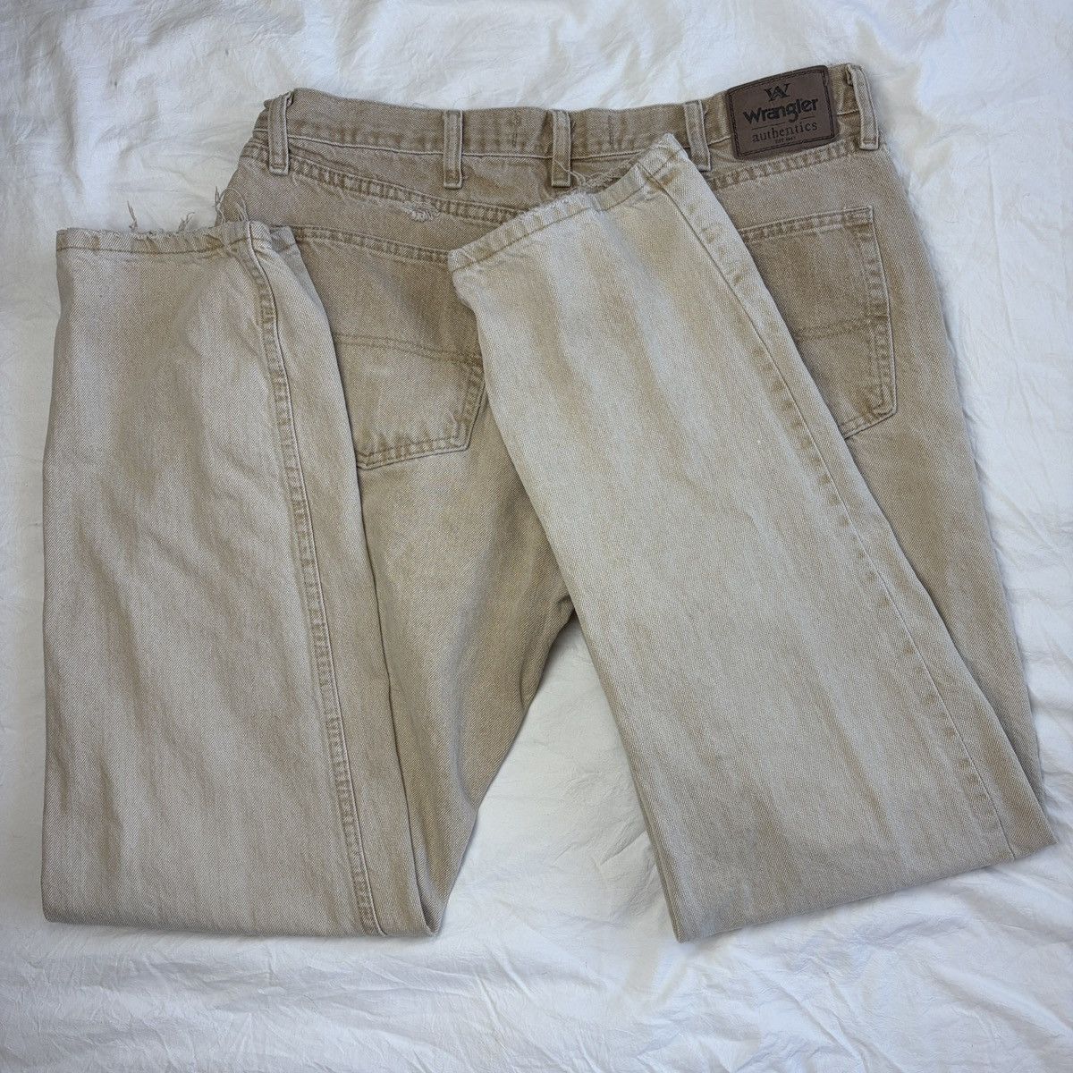 Wrangler Wrangler beige acid wash jeans Size US 36 / EU 52 - 8 Thumbnail
