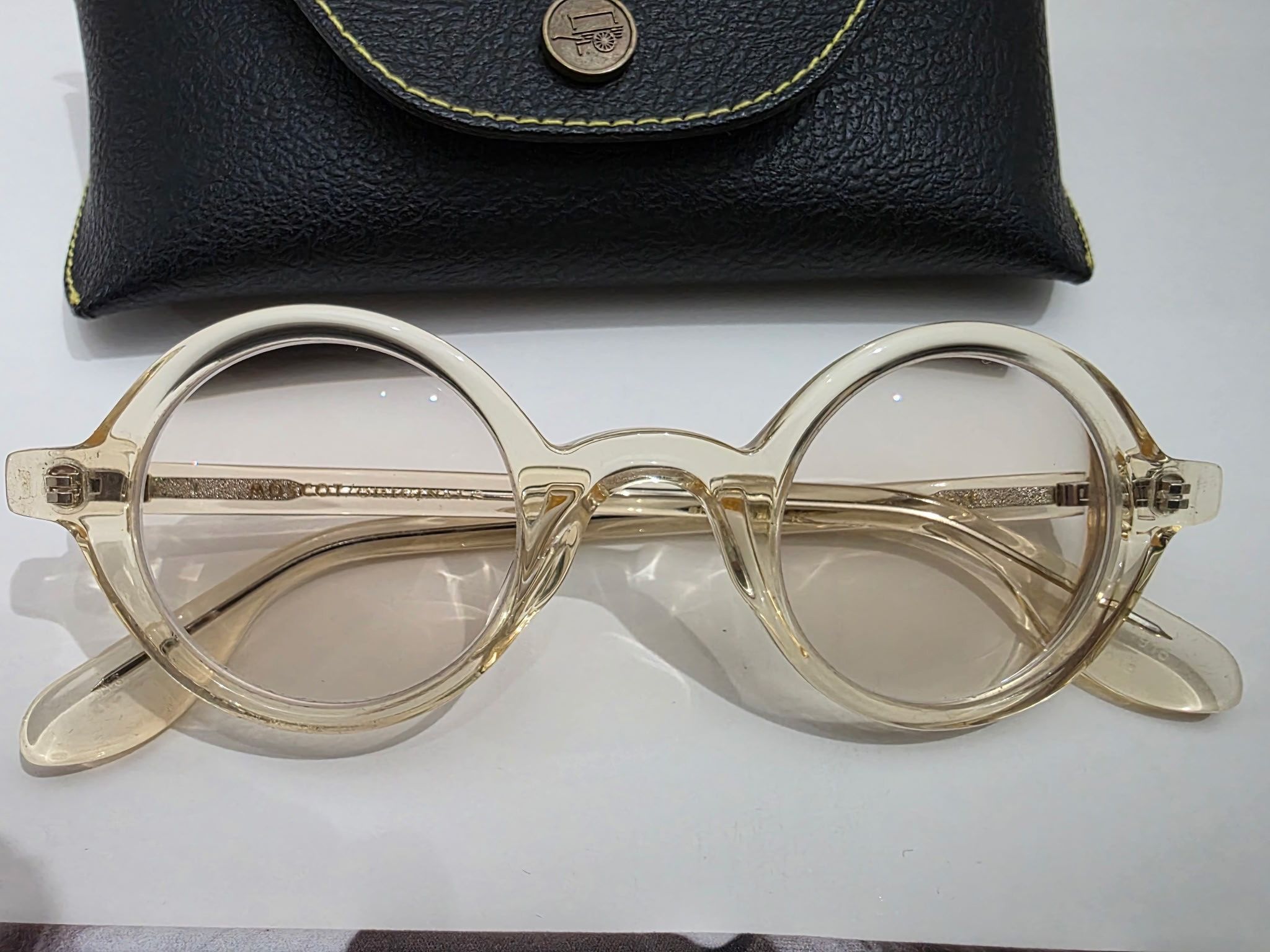 Moscot Moscot Zolman (Flesh) Eyeglasses Size ONE SIZE - 7 Thumbnail