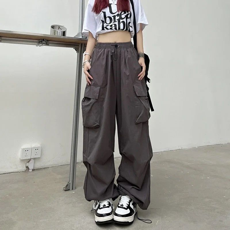 Designer × Other Casual Joggers Low Waist Wide Leg Baggy Oversize Sweatpants Size 30" / US 8 / IT 44 - 3 Thumbnail