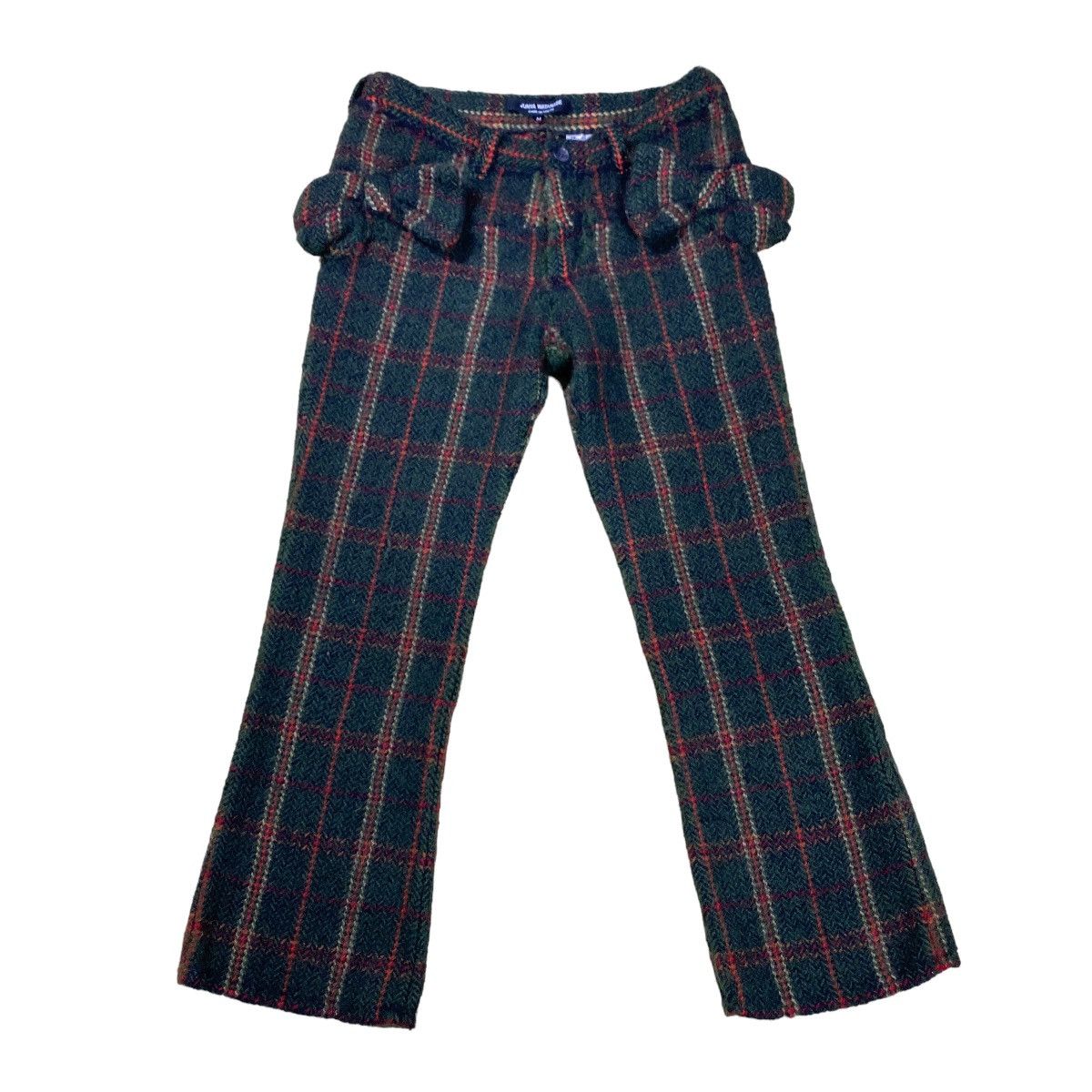 Comme des Garcons × Junya Watanabe × Rei Kawakubo Junya Watanabe Comme Des Garcons Bow Design Wool Pants Size 30" / US 8 / IT 44 - 1 Thumbnail
