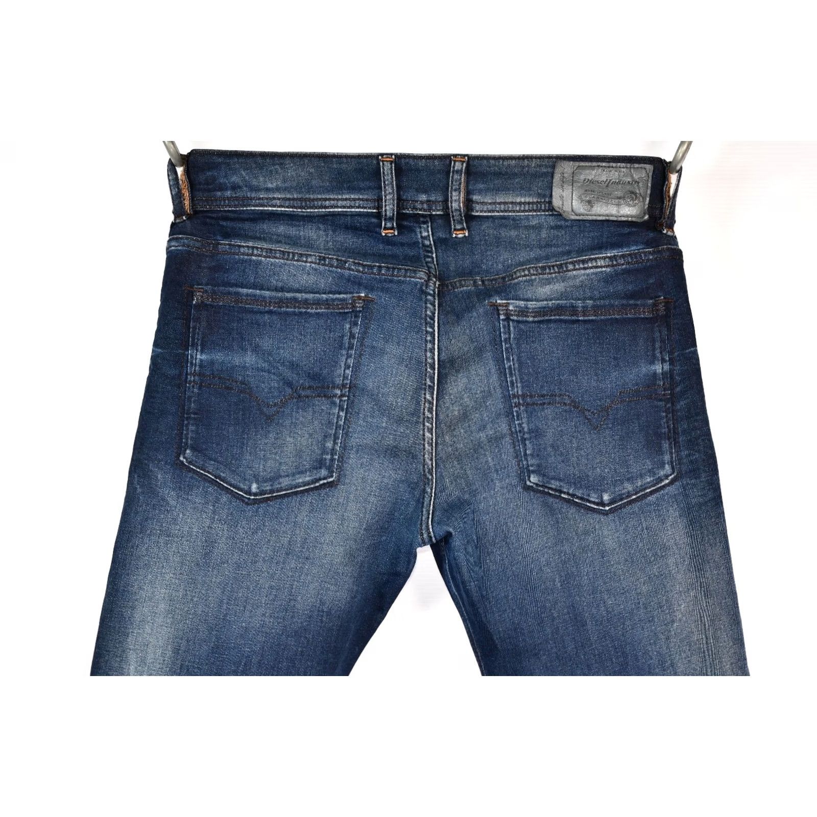 Diesel Diesel Sleenker 0845S Stretch Skinny Blue Jeans Men's W29/L32 Slim 92%Cotton 6%Polyester 2%Elastane Blue Denim Size US 29 - 4 Thumbnail