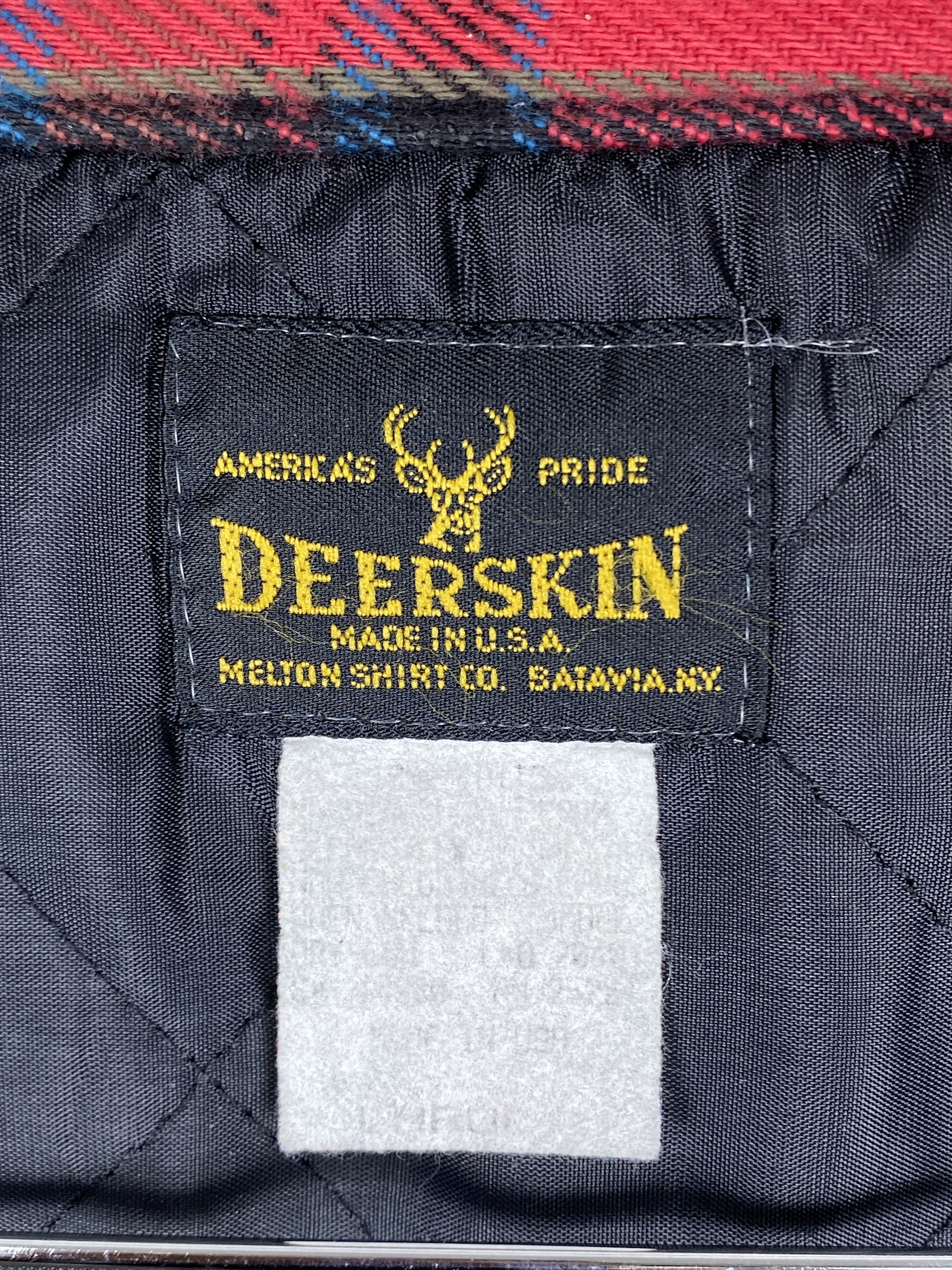 Japanese Brand Vintage Deerskin Flannel Quilted Lining Jacket J1760 Size US M / EU 48-50 / 2 - 6 Thumbnail