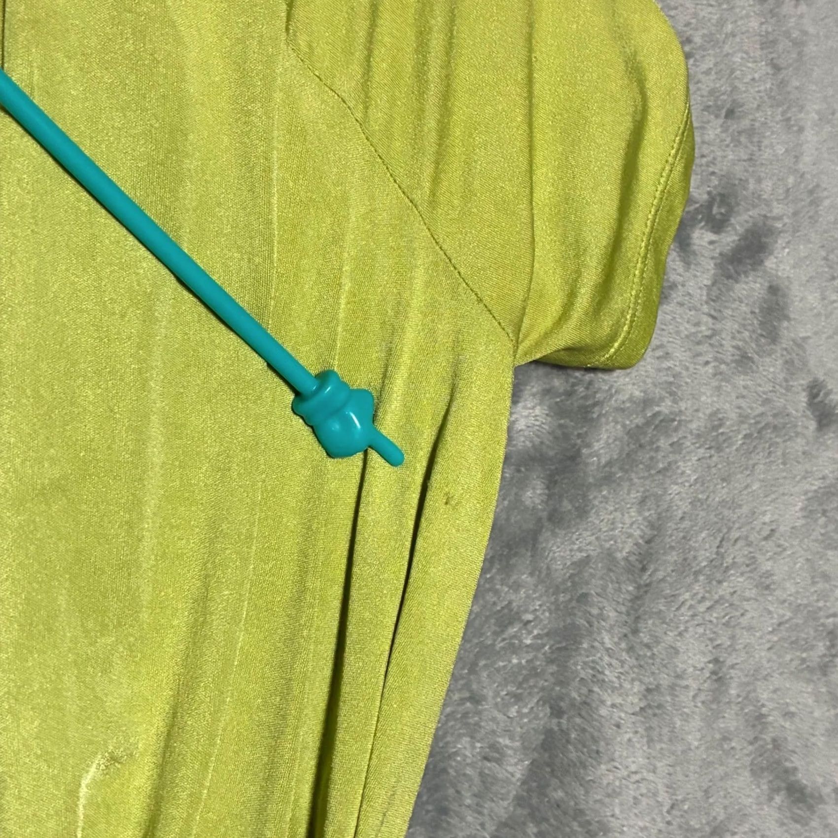 Max Mara VINTAGE Max Mara Wrap Top V-Neck Short Sleeve Womens M Green Size M / US 6-8 / IT 42-44 - 5 Thumbnail