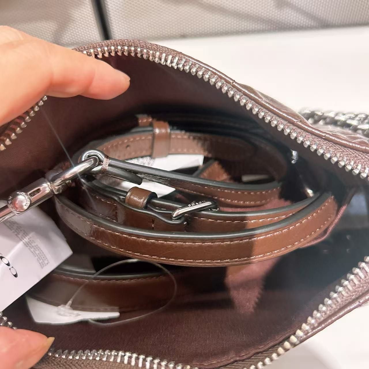 Coach NWT Coach Teri Shoulder Bag With Quilting CDY83 Size ONE SIZE - 6 Thumbnail
